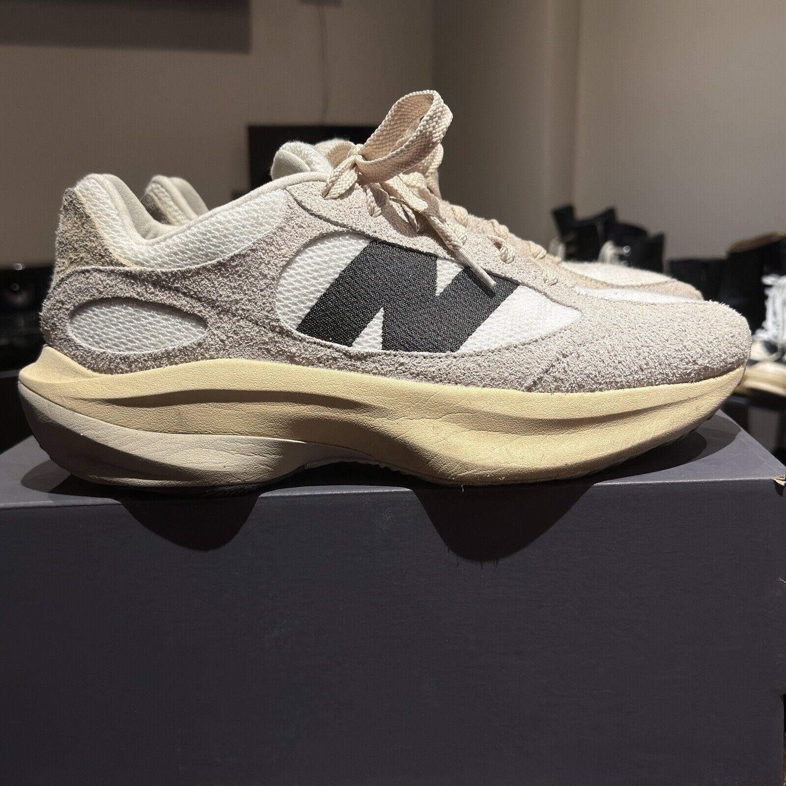 New Balance US 10 New Balance Warped Runner Sea Salt 28cm UWRPDMOB Size US 10 / EU 43 - 1 Thumbnail