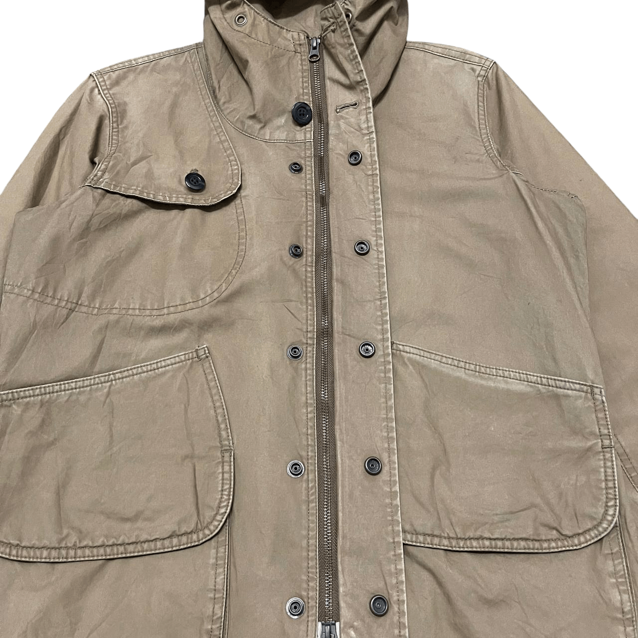 Japanese Brand Vintage Quadro Hooded Jacket Size US M / EU 48-50 / 2 - 6 Thumbnail