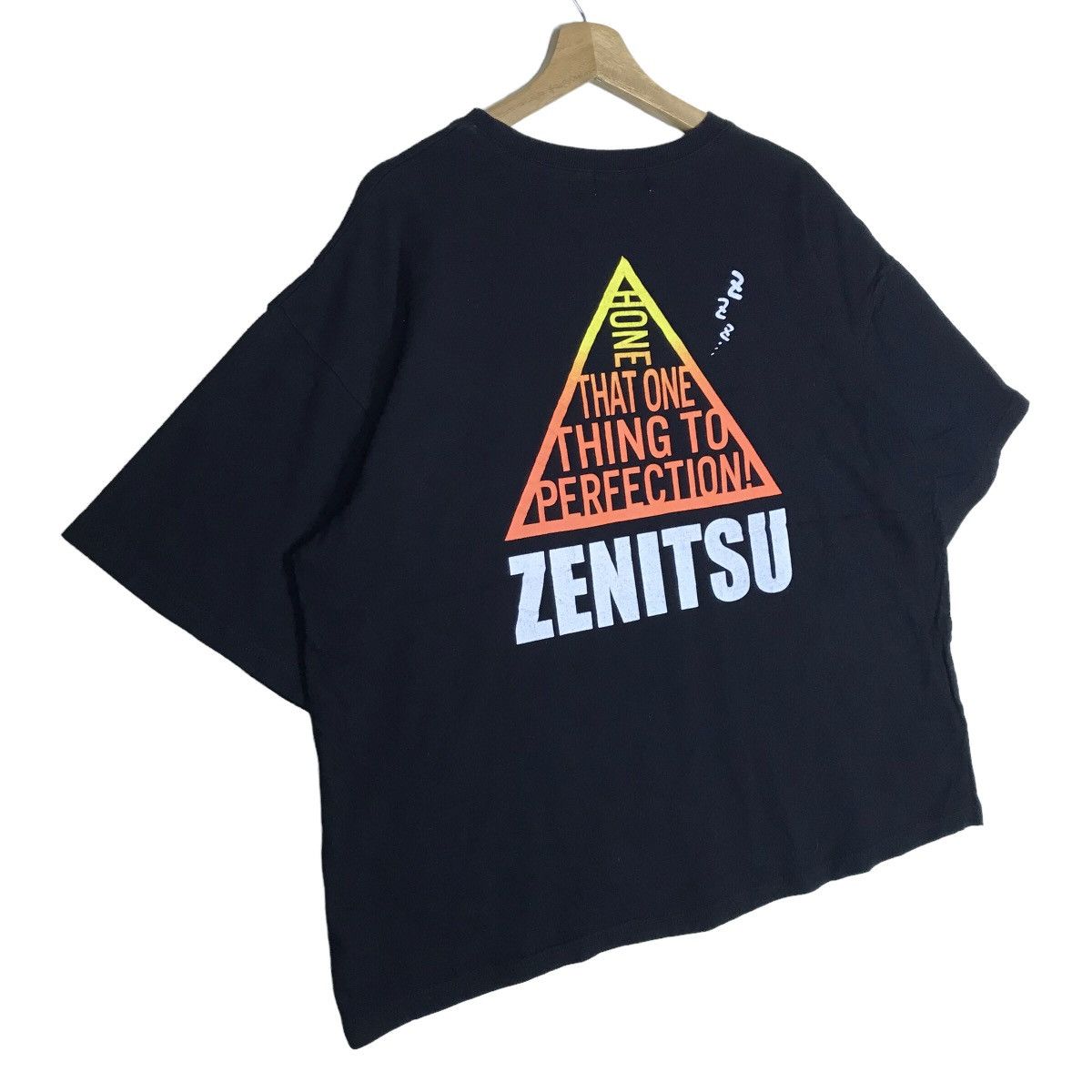 Japanese Brand Japanese Anime Zenitsu Agatsuma Kimetsu No Yaiba Oversize Size US XXL / EU 58 / 5 - 9 Thumbnail