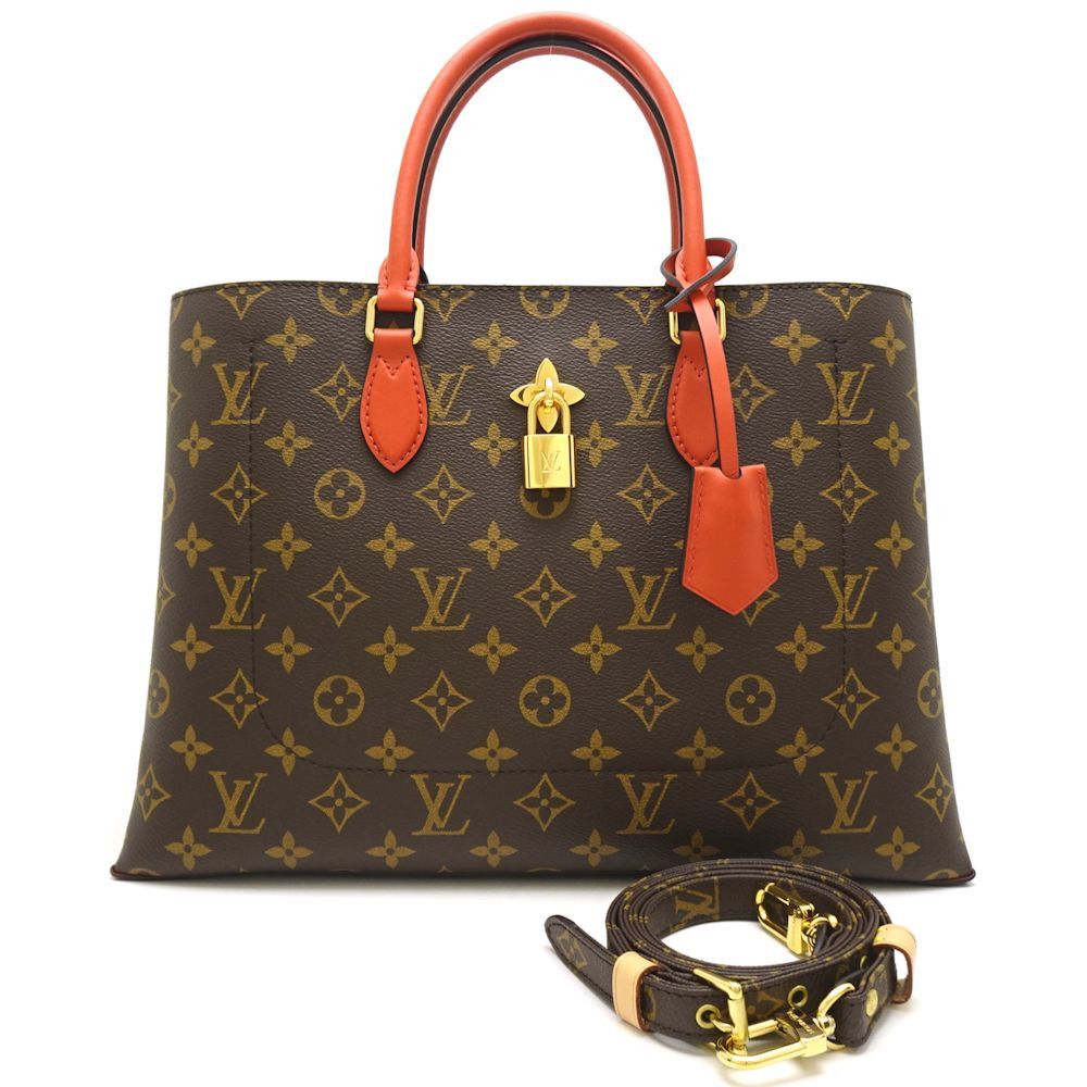 Louis Vuitton Flower Zipped Tote Monogram Coquelicot