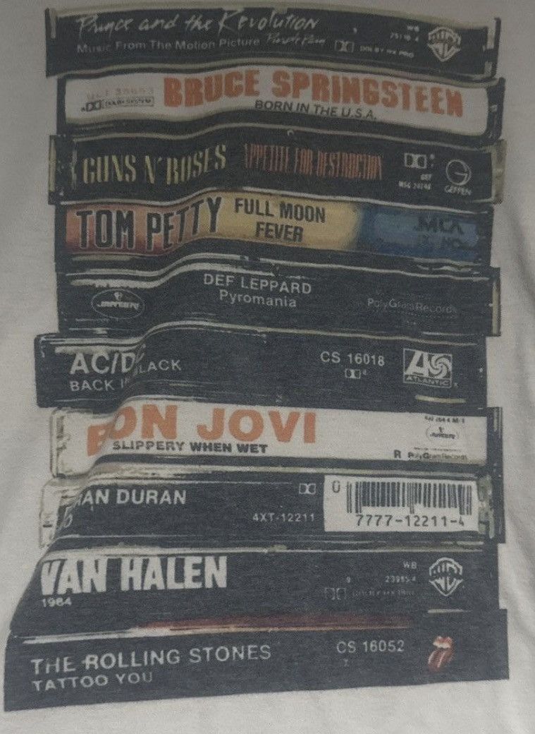 Band Tees Stacked rock Cassette t shirt Size US M / EU 48-50 / 2 - 1 Thumbnail