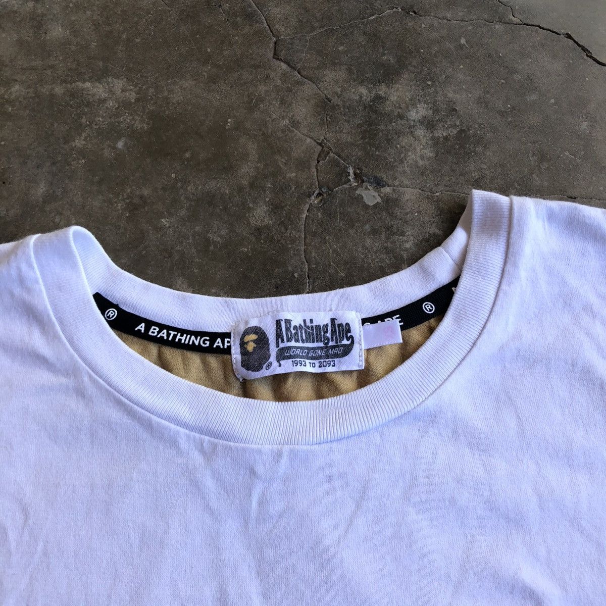 Bape Bape A Bathing Ape 1993 1st Camo Sleveeless T-shirt White Size US S / EU 44-46 / 1 - 13 Thumbnail