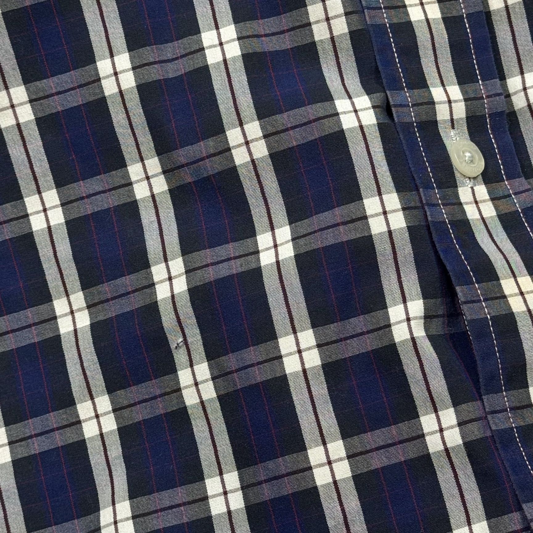Brooks Brothers BROOKS BROTHERS Button-Up Shirt Men 1XL Blue Plaid Long Sleeve Casual Business Read Size US XL / EU 56 / 4 - 3 Thumbnail