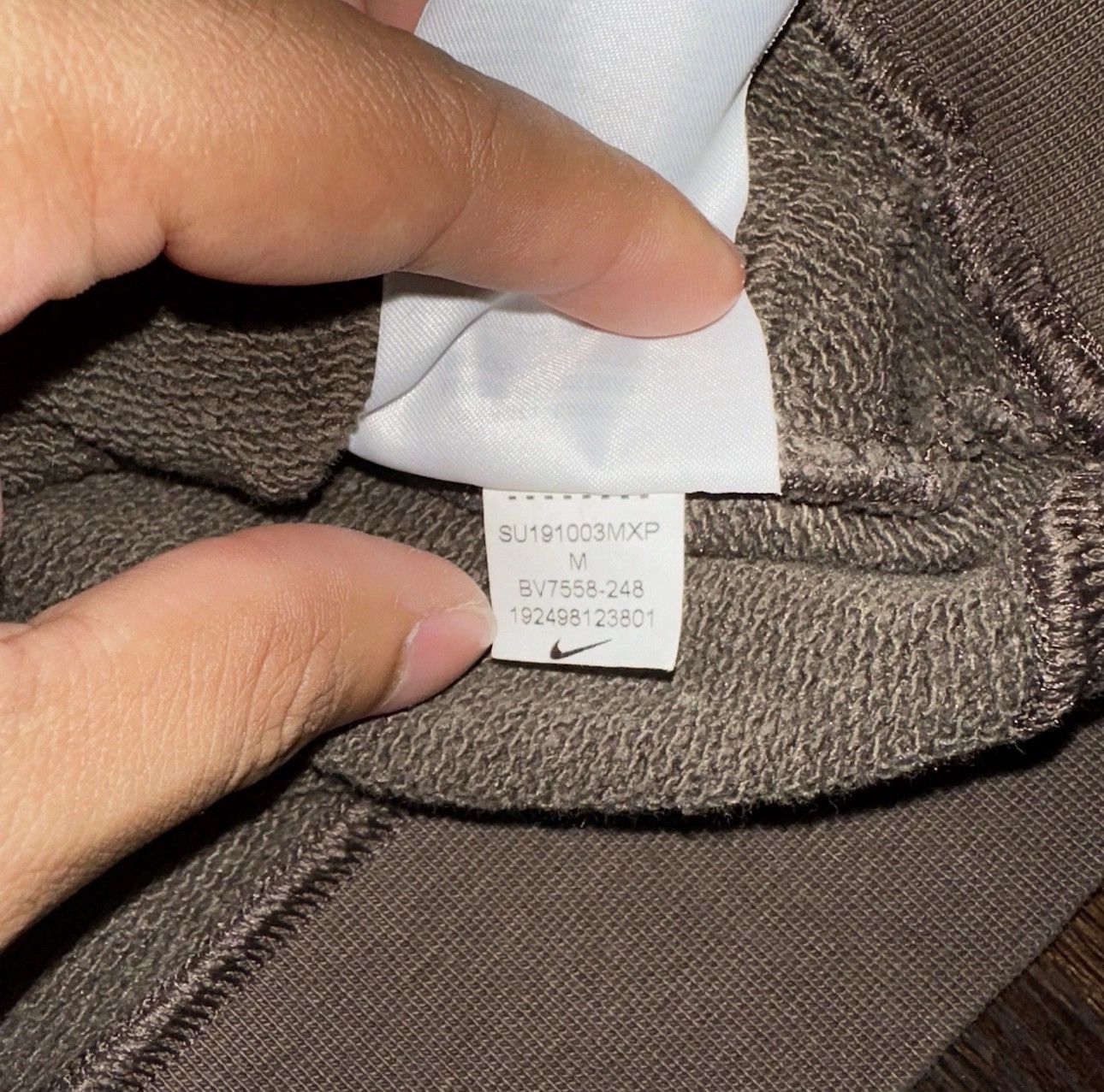 Nike × Supreme Supreme x Nike Hooded Sweatshirt Brown / Cream Size US M / EU 48-50 / 2 - 6 Thumbnail