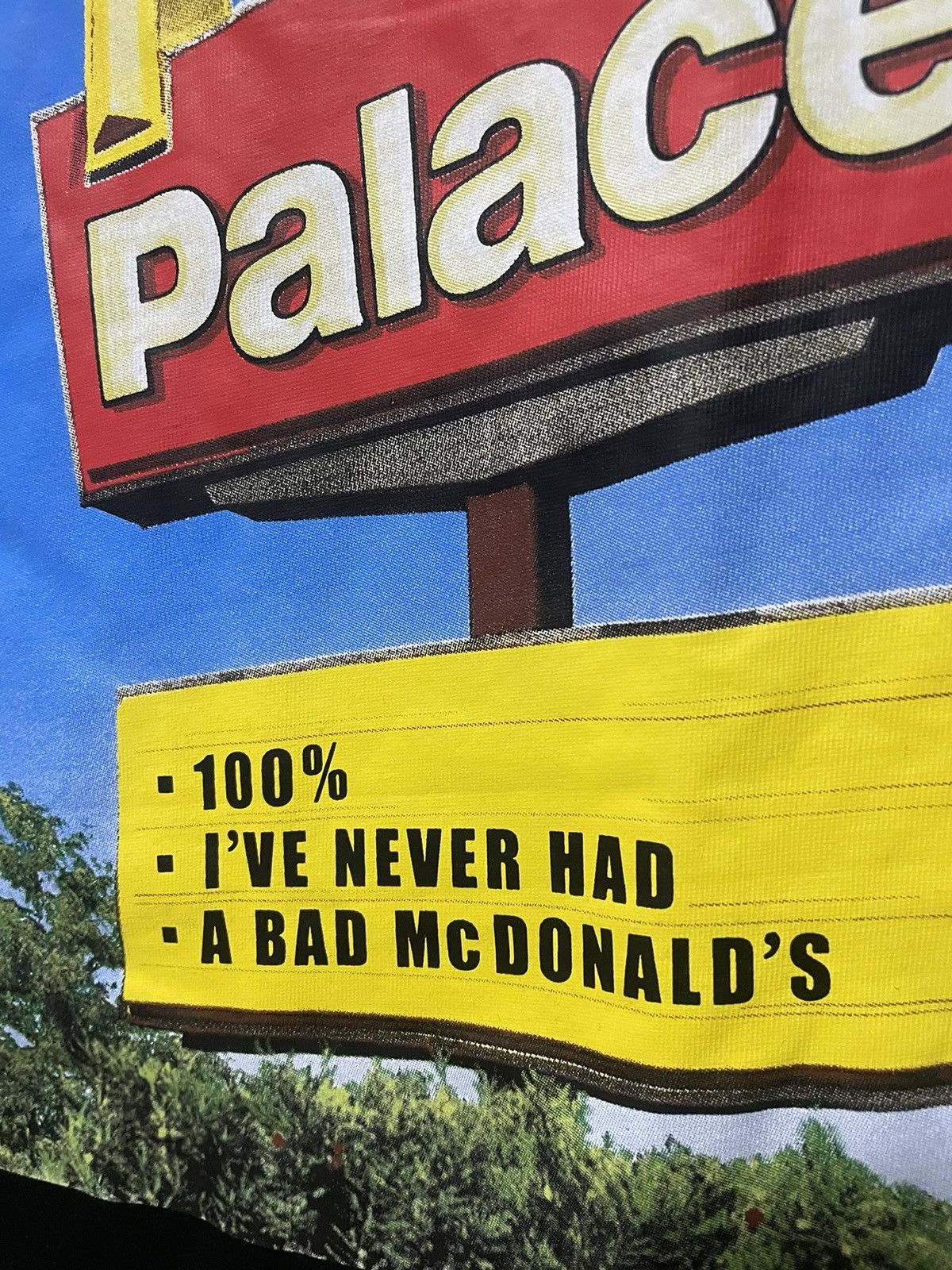 Palace Palace McDonald’s Sign T Shirt Black Tee Size US S / EU 44-46 / 1 - 5 Thumbnail