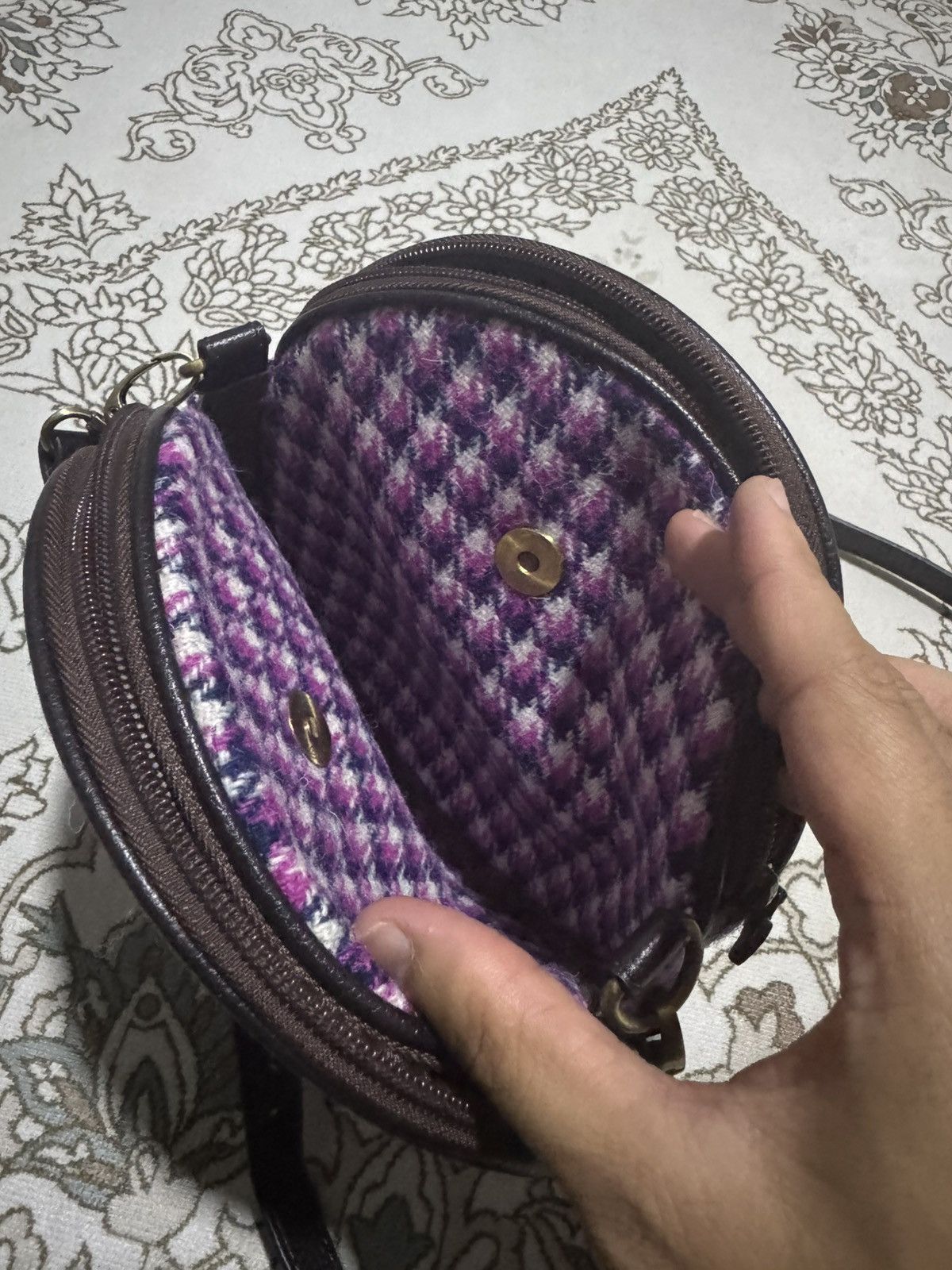 Anime × Harris Tweed Sanrio 2016 Hello Kitty x Harris Tweed Small Sling Bag Size ONE SIZE - 6 Thumbnail