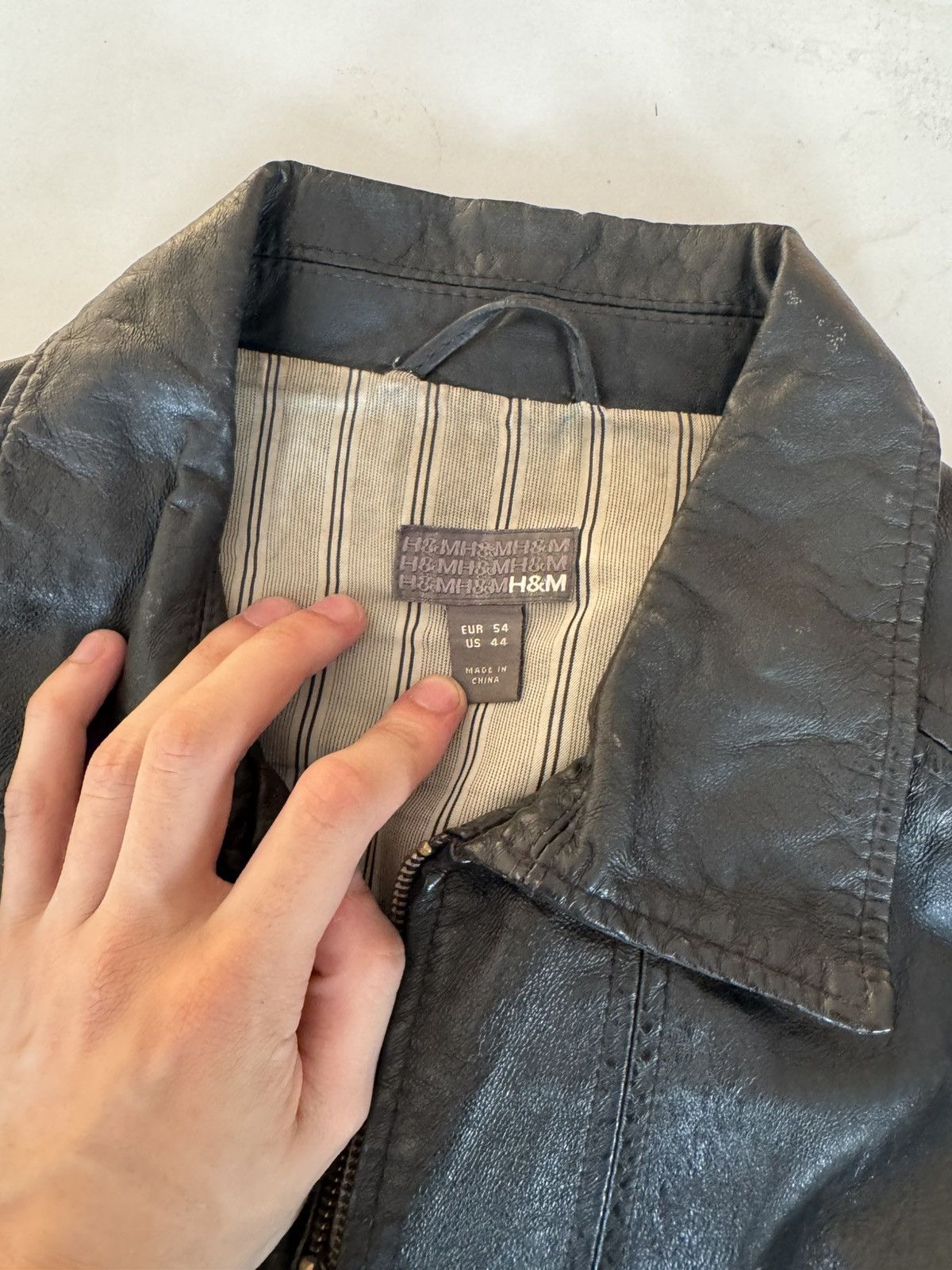 Other Vintage leather jacket bomber H&M Size US XL / EU 56 / 4 - 3 Thumbnail