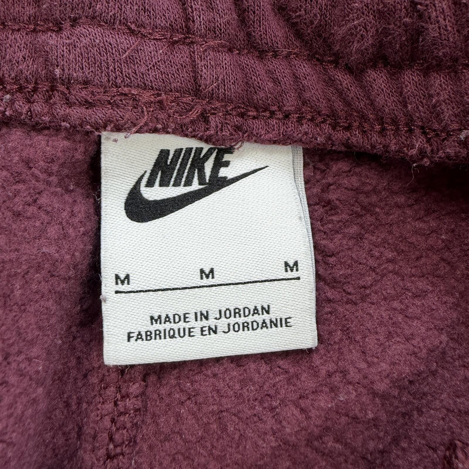 Nike Nike Club Fleece Jogger Sweatpants Burgundy Maroon Mens M Size US 32 / EU 48 - 6 Thumbnail