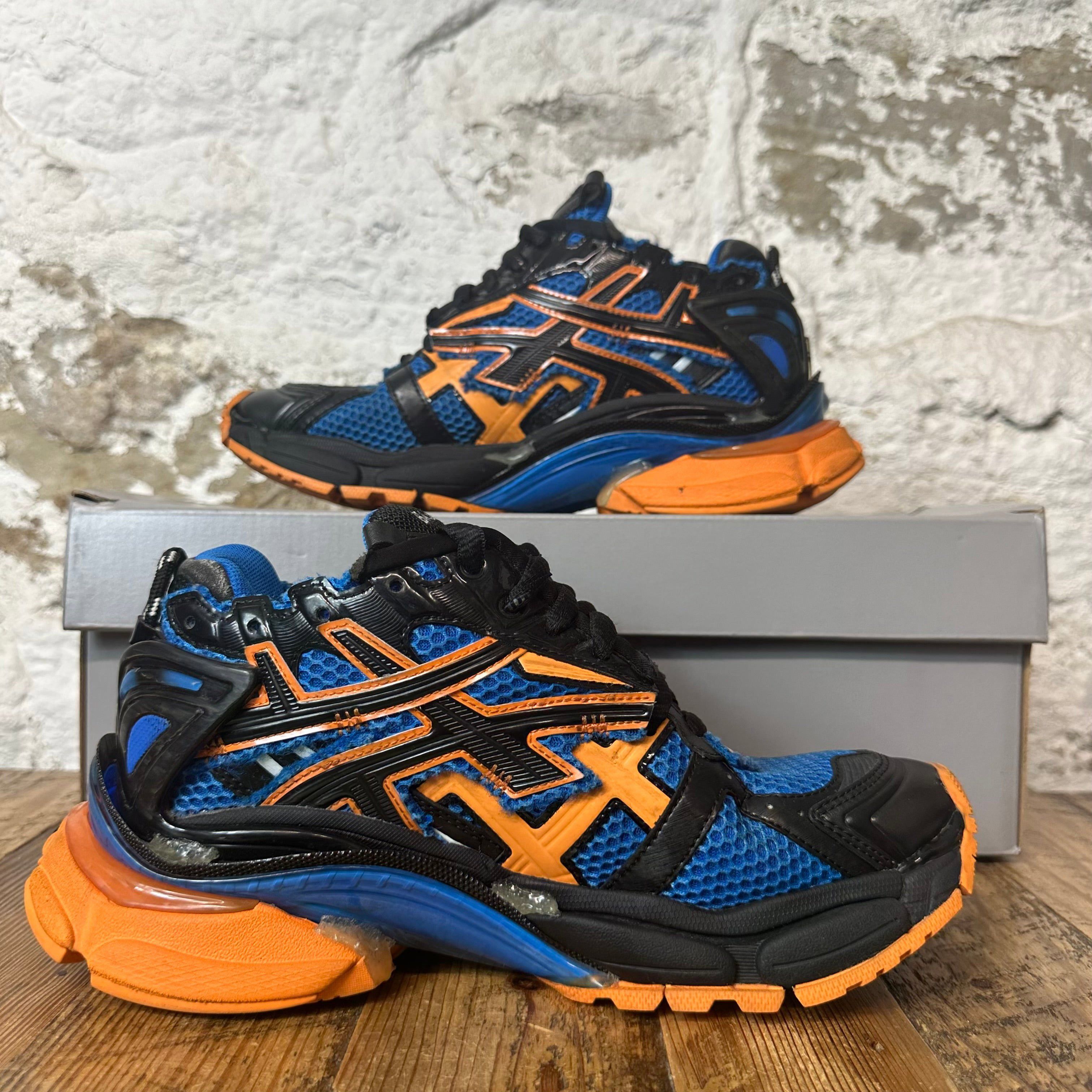 Balenciaga Balenciaga Runner Black Orange Blue Sneaker Sz 6.5 (39) Size US 6.5 / EU 39-40 - 2 Thumbnail