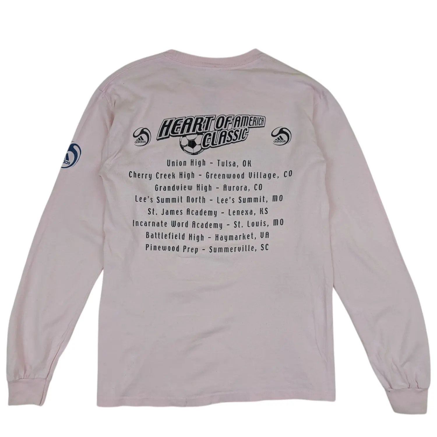 Adidas ADIDAS 2010 Heart Of America MLS Soccer Long Sleeve T-Shirt Size US S / EU 44-46 / 1 - 5 Thumbnail