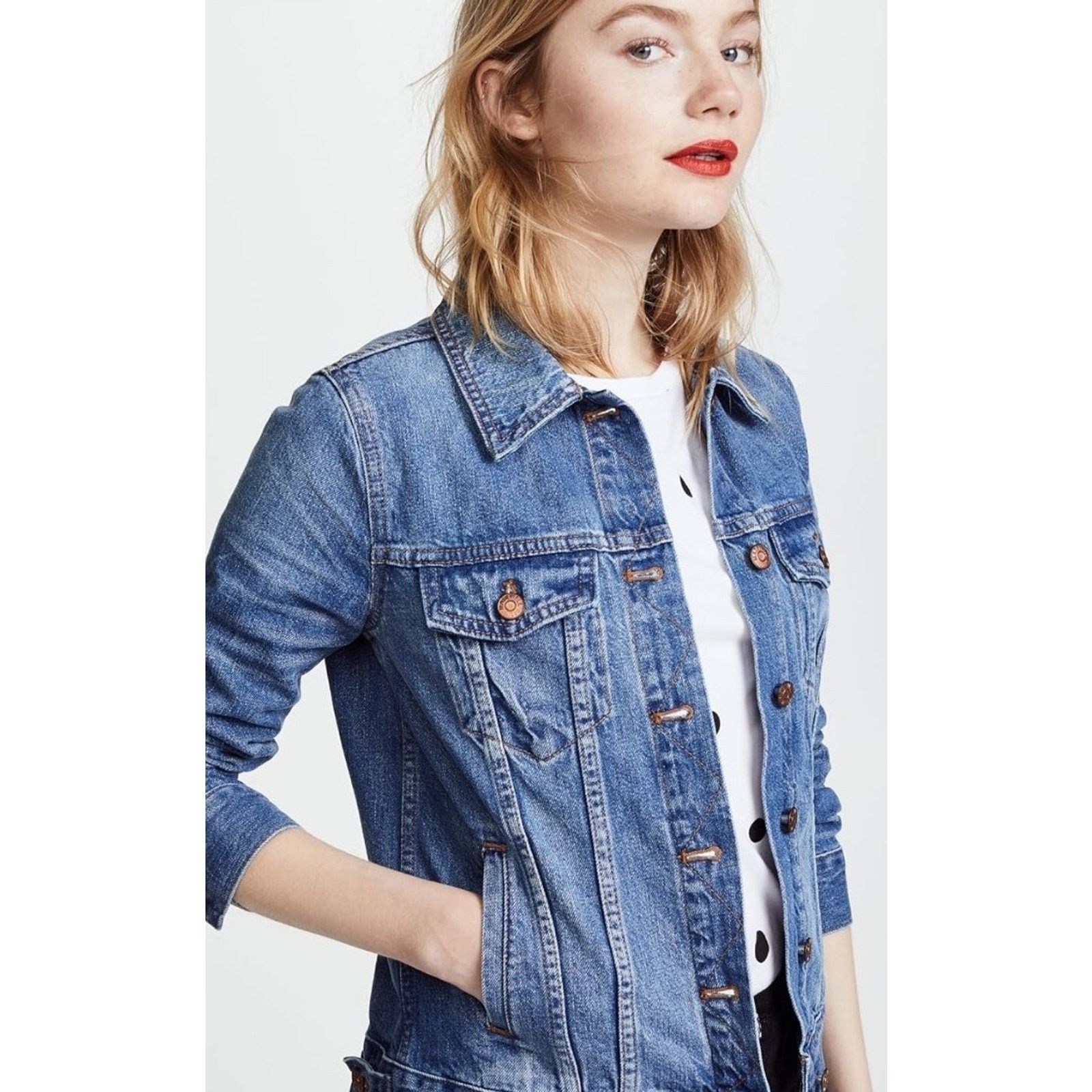 Madewell Madewell Women Stretch Y2K Hobson Wash Jean XXS A001746 Size XXS / US 00 / IT 34 - 3 Thumbnail