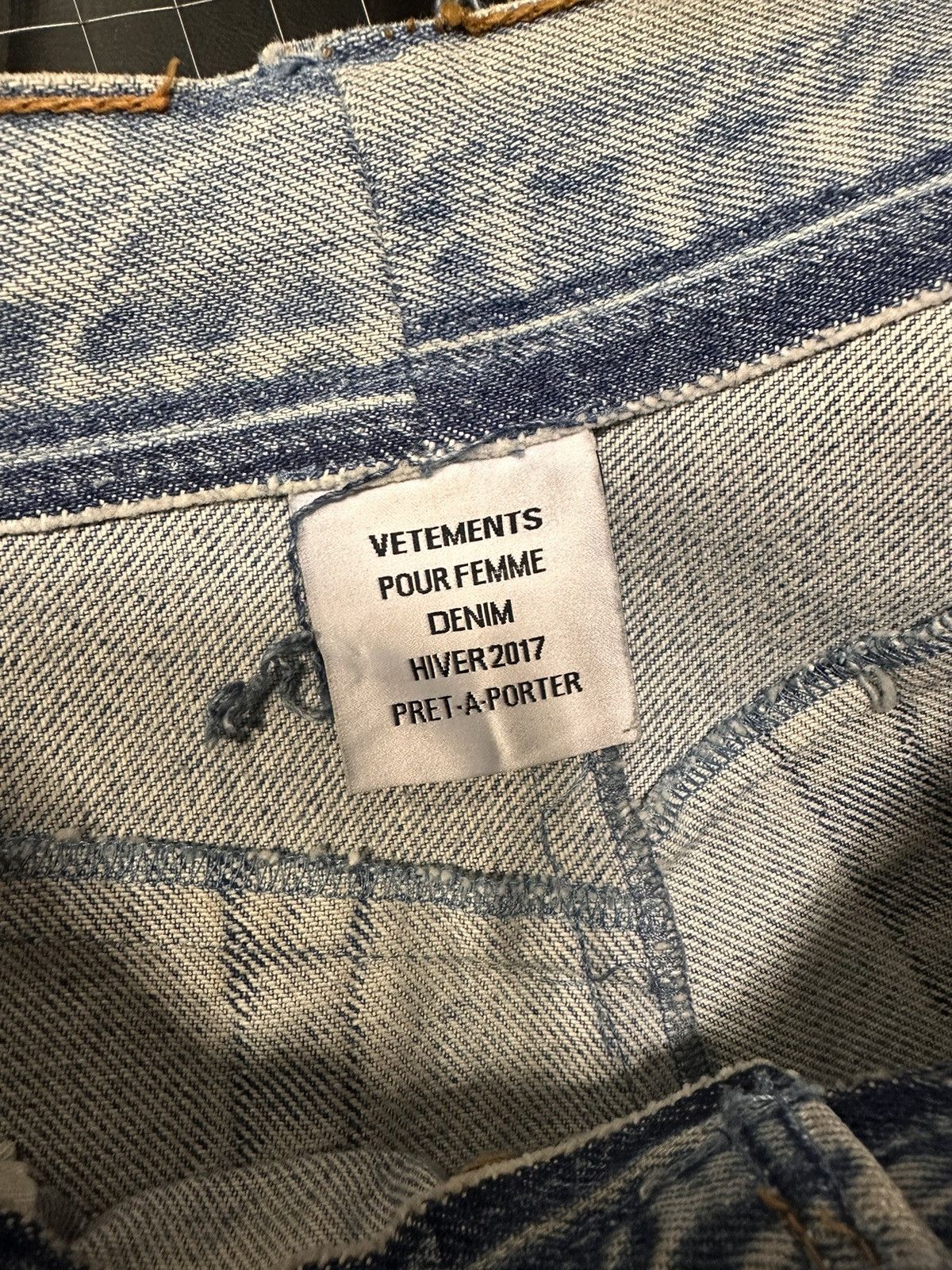 Vetements HIVER2017 Reconstructed Denim Size US 30 / EU 46 - 4 Thumbnail