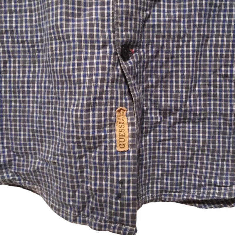 Guess GUESS Plaid Button Up Long Sleeve Shirt Men's Small Size US S / EU 44-46 / 1 - 4 Thumbnail