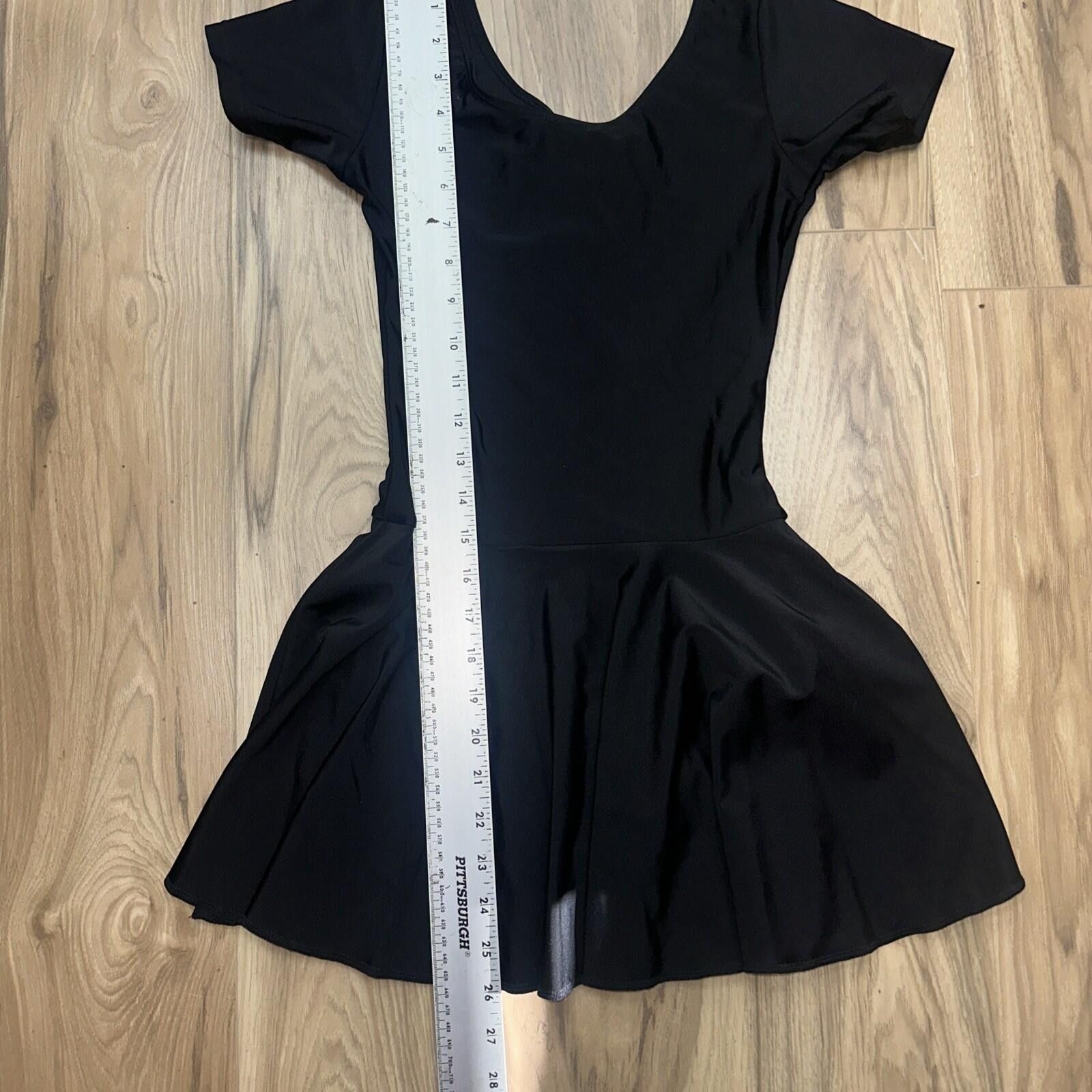Other Speerise Black Short Sleeve Leotard Small Size ONE SIZE - 2 Thumbnail