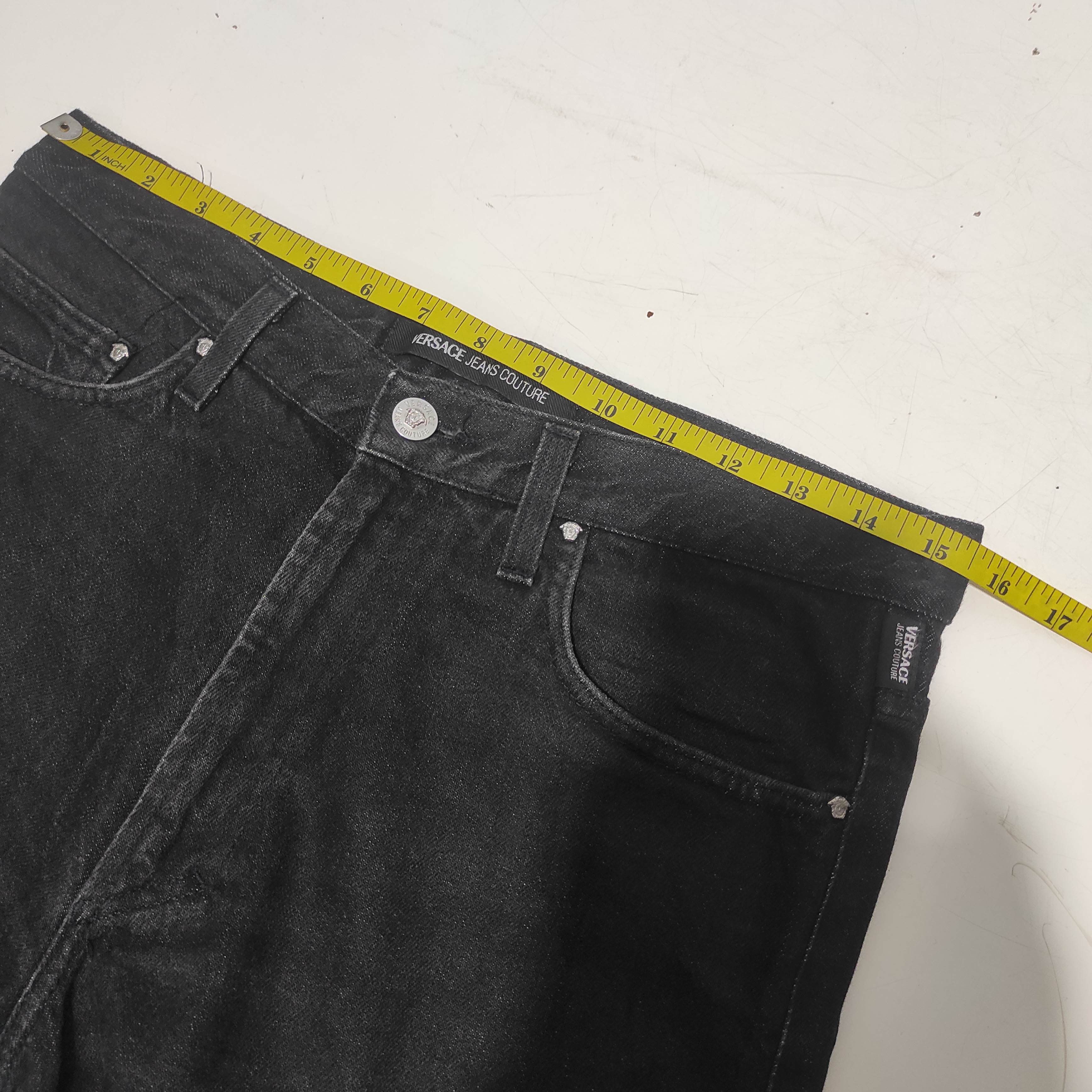 Versace Versace Jeans Couture Black Denim Size US 30 / EU 46 - 12 Thumbnail