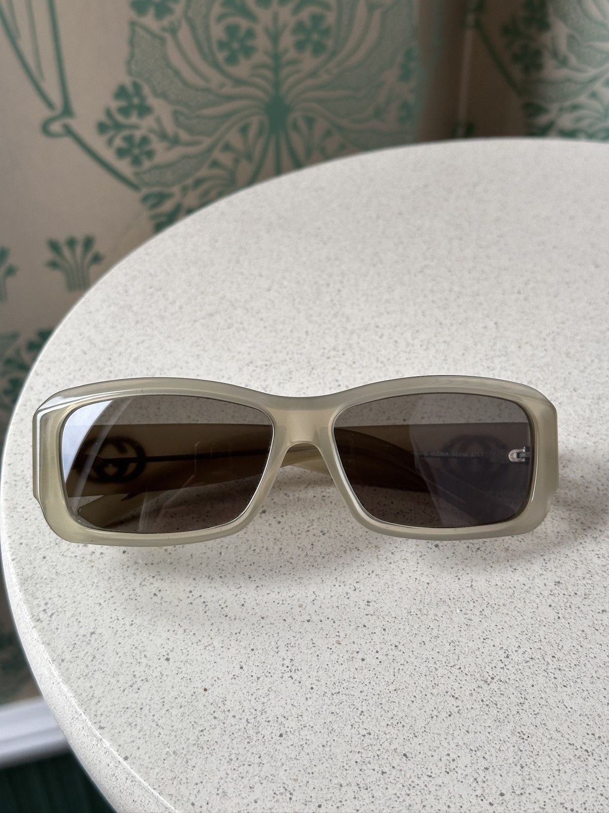 Gucci GICCI Oval GG Logo Transparent Sunglasses GG 2996/S Size ONE SIZE - 3 Thumbnail