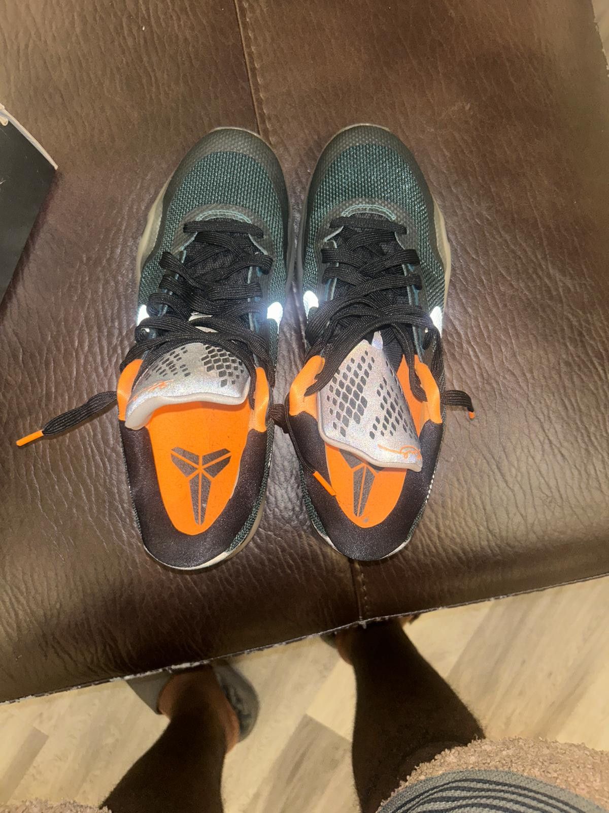 Nike NEW NEVER WORN Kobe 10 teal / orange / silver Size US 12 / EU 45 - 3 Thumbnail