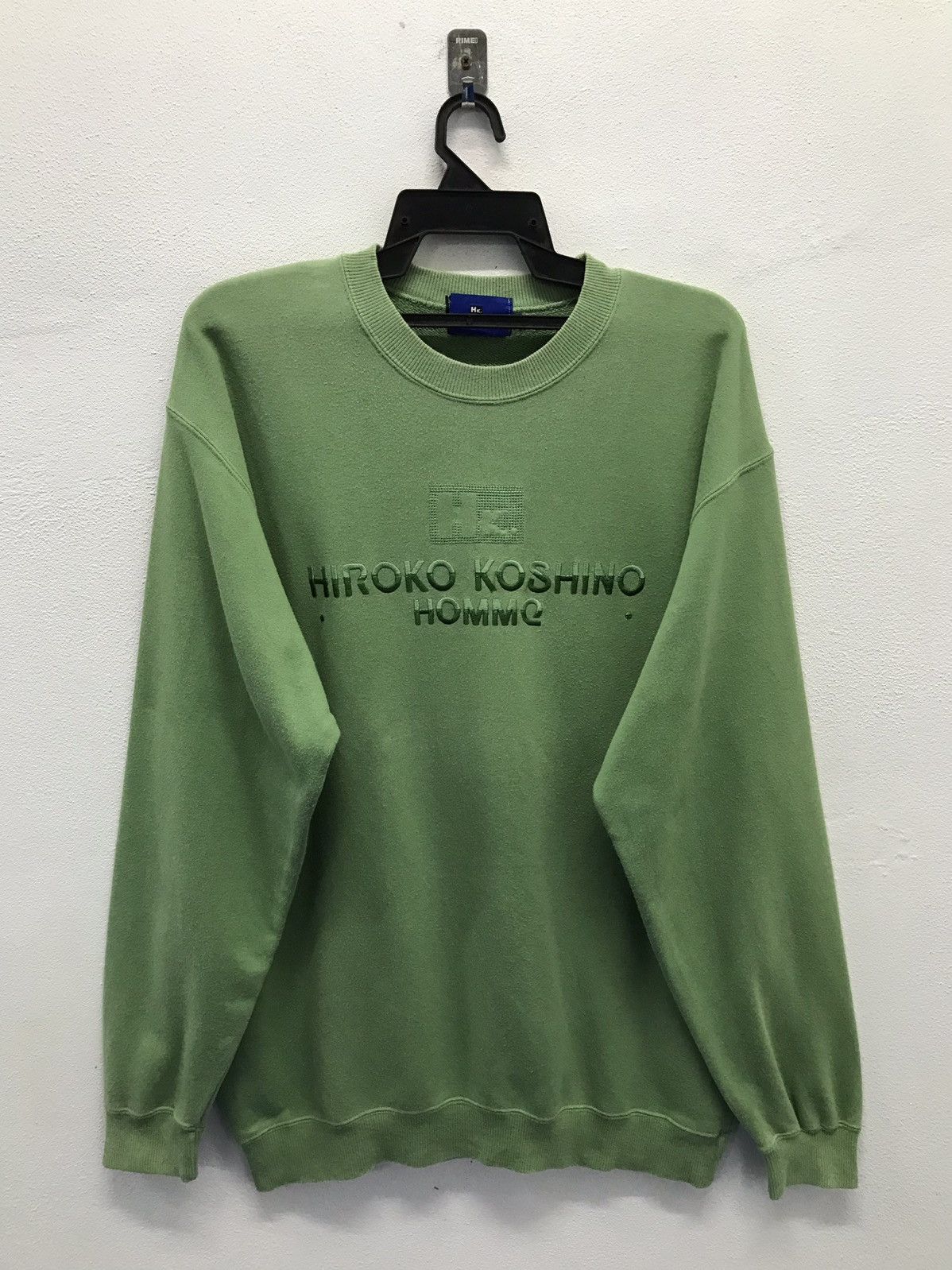 Hiroko Koshino Homme × Vintage Vintage Hiroko Koshino Homme Sweatshirt Size US XL / EU 56 / 4 - 1 Thumbnail