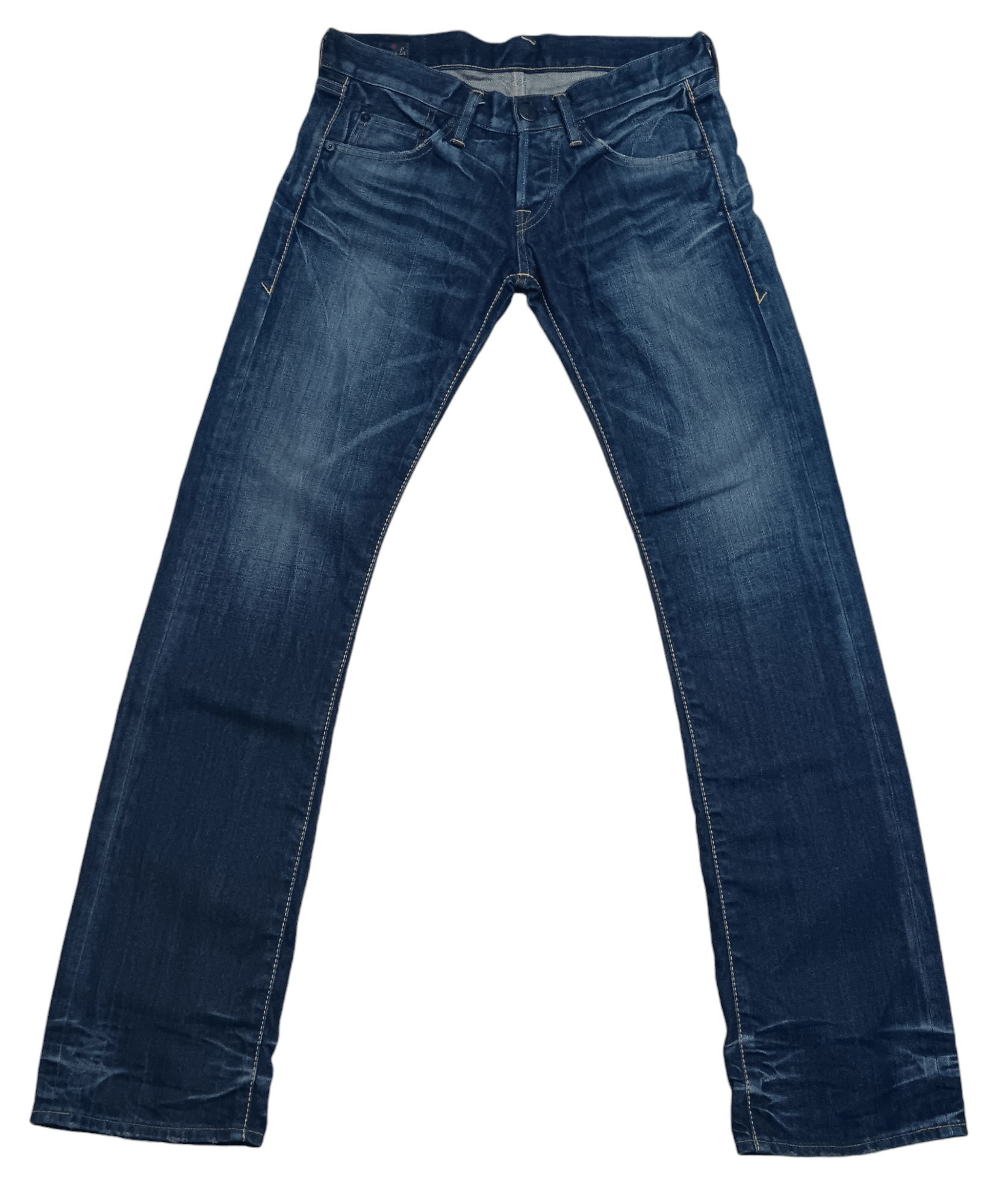 Japanese Brand × Vintage NANA-LA SELVEDGE BUTTON-FLY SEASONED FLARED JEANS Size 31" - 1 Thumbnail
