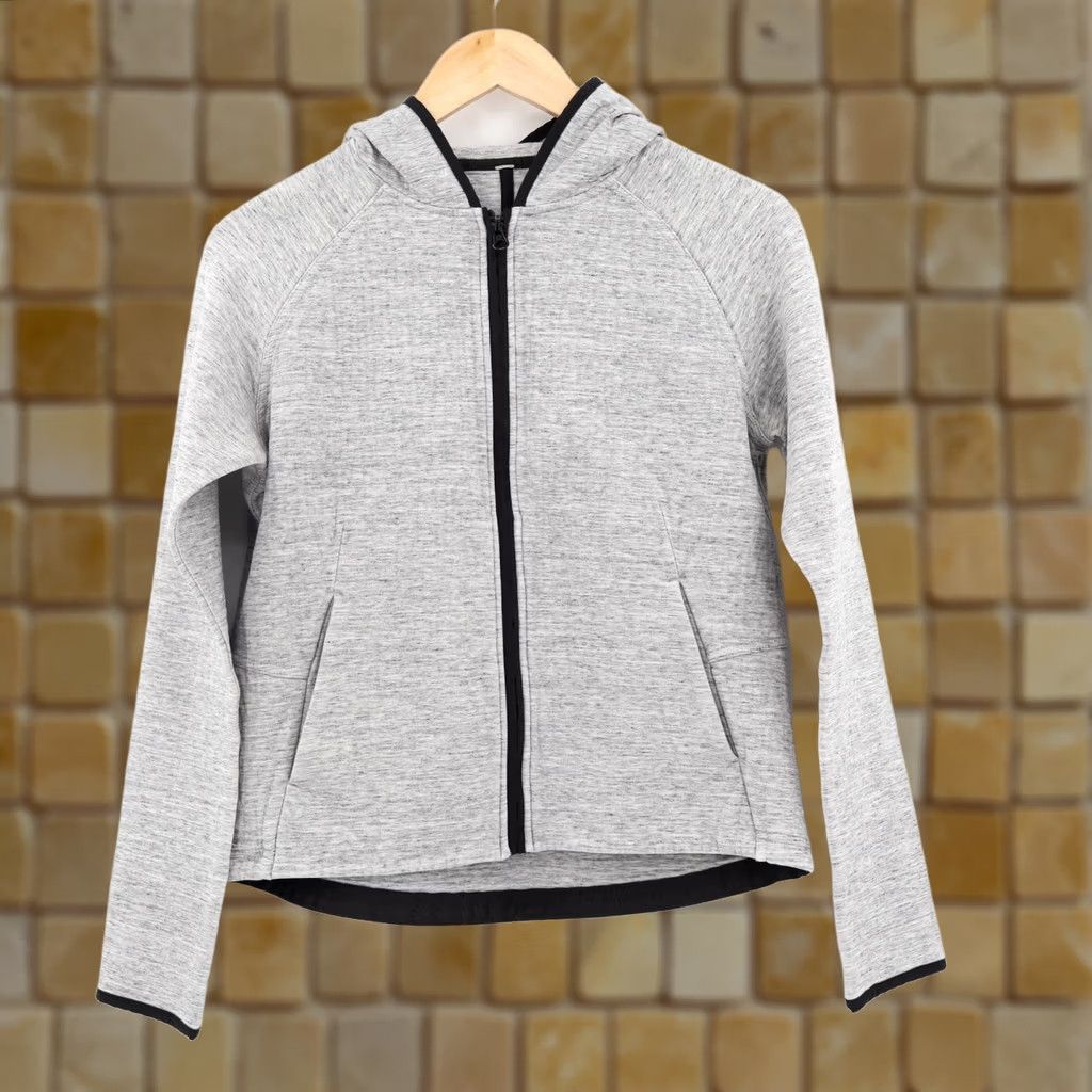Lululemon Lululemon Women's City Bound Hoodie Heathered Space Dyed Medium Gray Sz 6 Size M / US 6-8 / IT 42-44 - 1 Thumbnail
