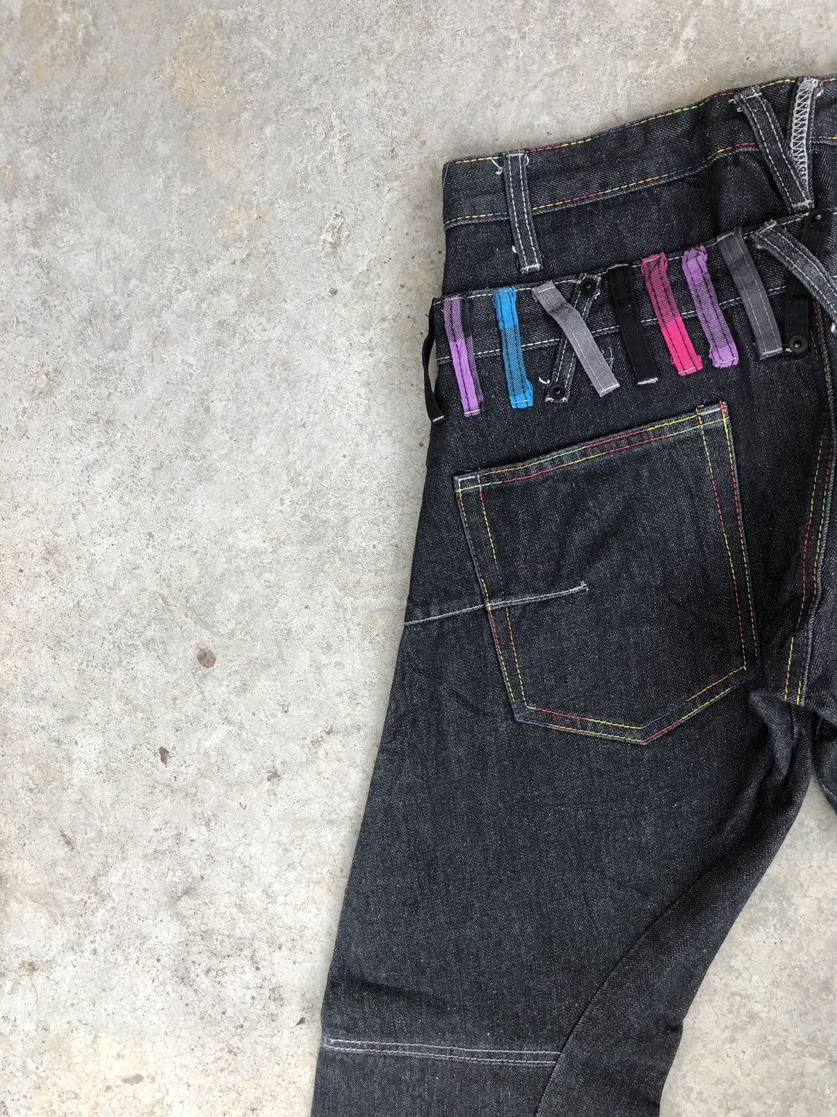 Hysteric Glamour Japanese Breathmint Double Waist Distressed Jeans Size US 30 / EU 46 - 9 Thumbnail