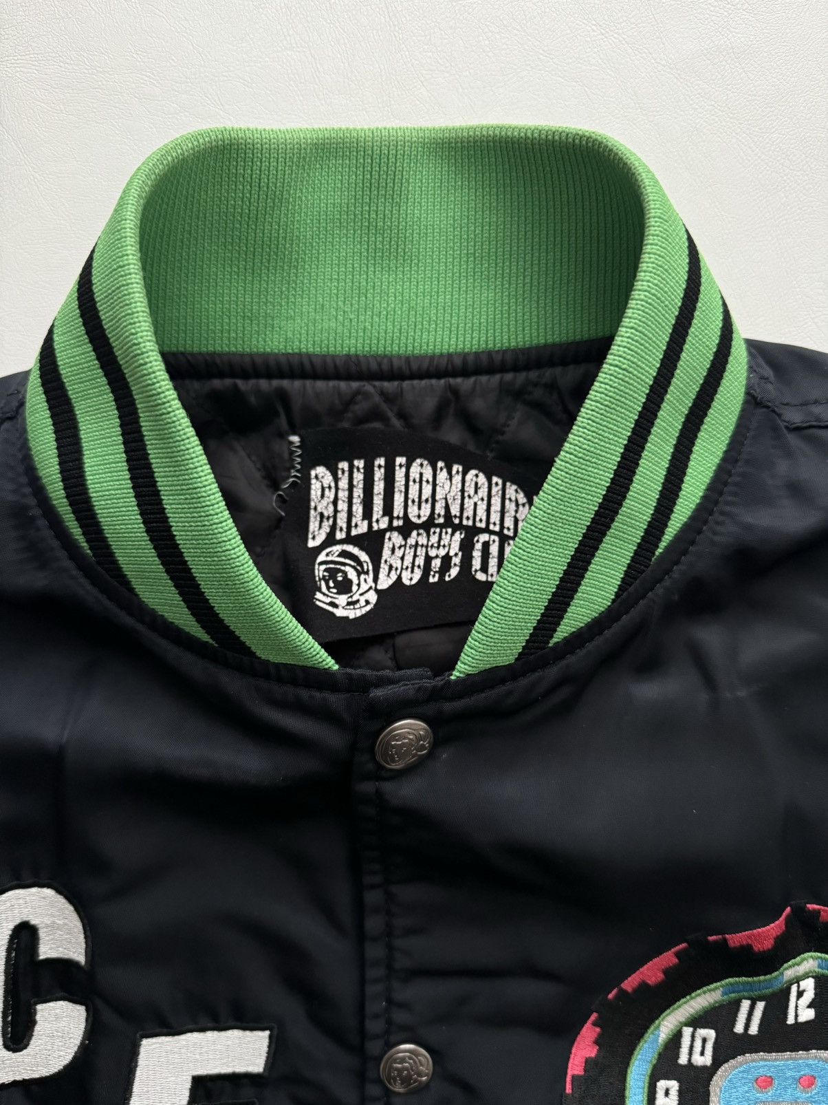 Billionaire Boys Club Season 4 Ice Cream Glow Clock Satin Varsity Size US M / EU 48-50 / 2 - 6 Thumbnail