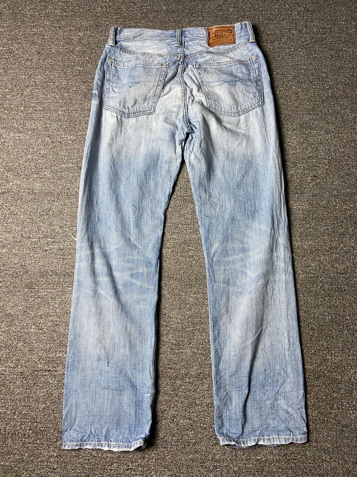 Polo Ralph Lauren Polo Ralph Lauren Authentic Dungarees Ripped Jeans (157) Size US 29 - 2 Thumbnail