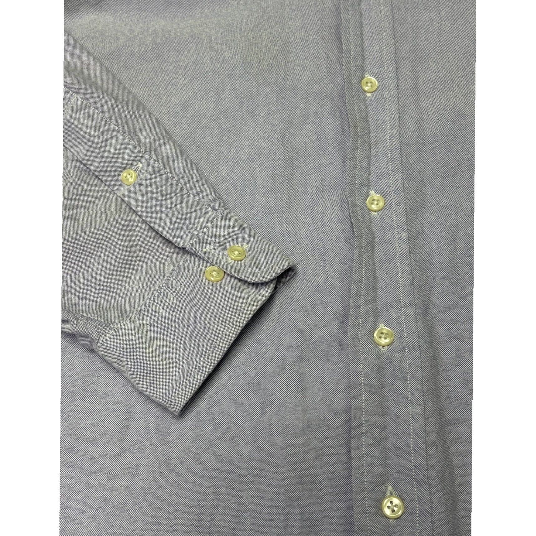 Ralph Lauren Ralph Lauren Classic Fit Oxford Shirt Mens XL Blue Long Sleeve Button-Down Size US XL / EU 56 / 4 - 3 Thumbnail