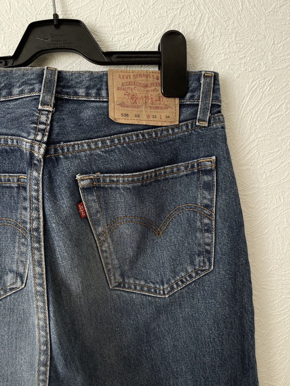 Vintage Straight Leg Levis 536 Jeans Size US 32 / EU 48 - 6 Thumbnail