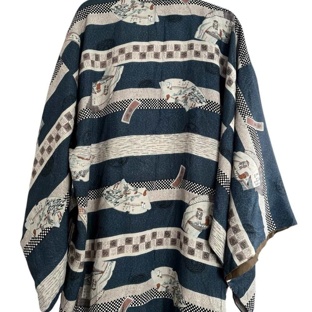 Japanese Brand × Vintage Made in Japan Two Layer Reversible Kimono Robe Jacket Size US S / EU 44-46 / 1 - 7 Thumbnail