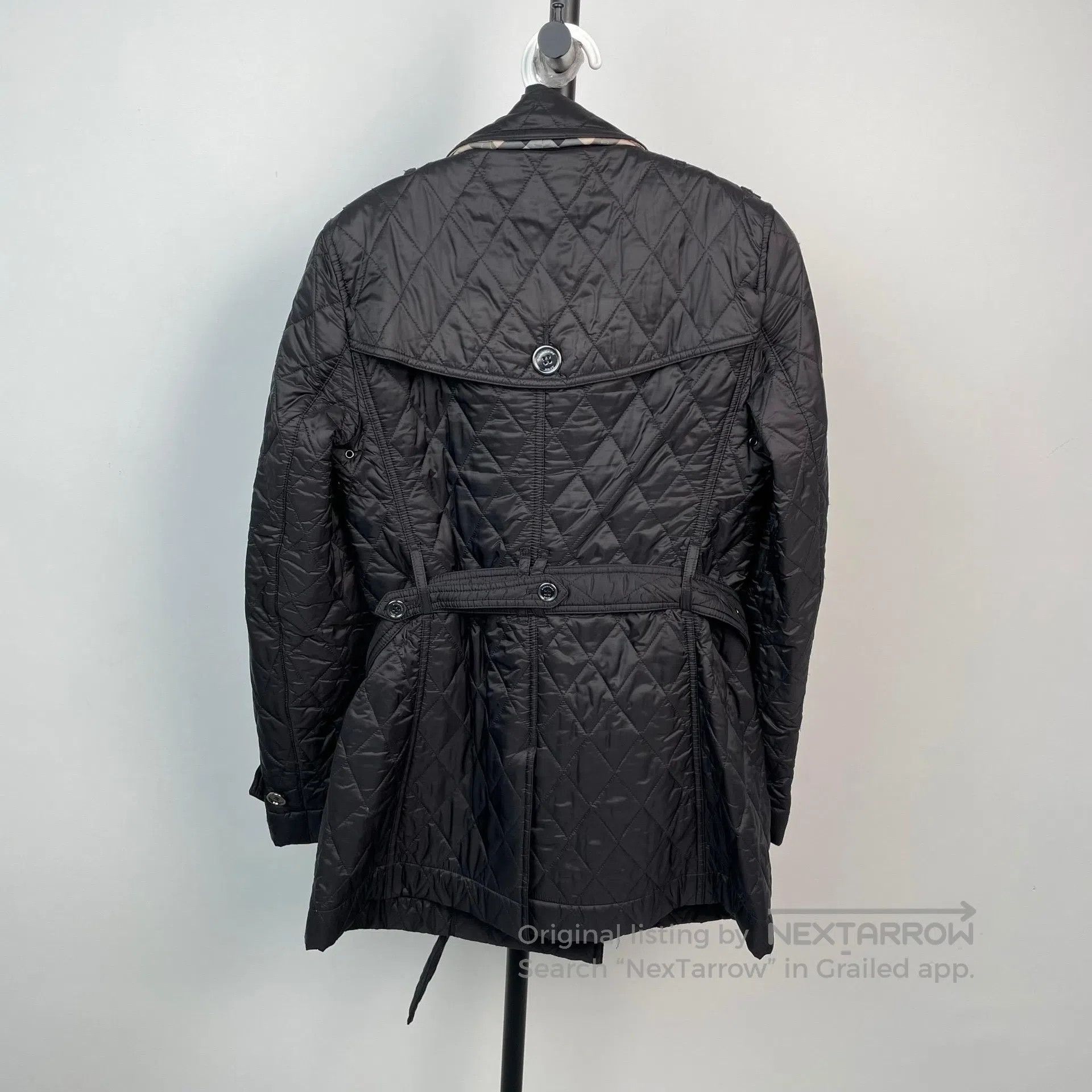 Burberry Burberry Black Diamond Quilted Cotton Coat with Double Bre Size XS / US 0-2 / IT 36-38 - 2 Thumbnail
