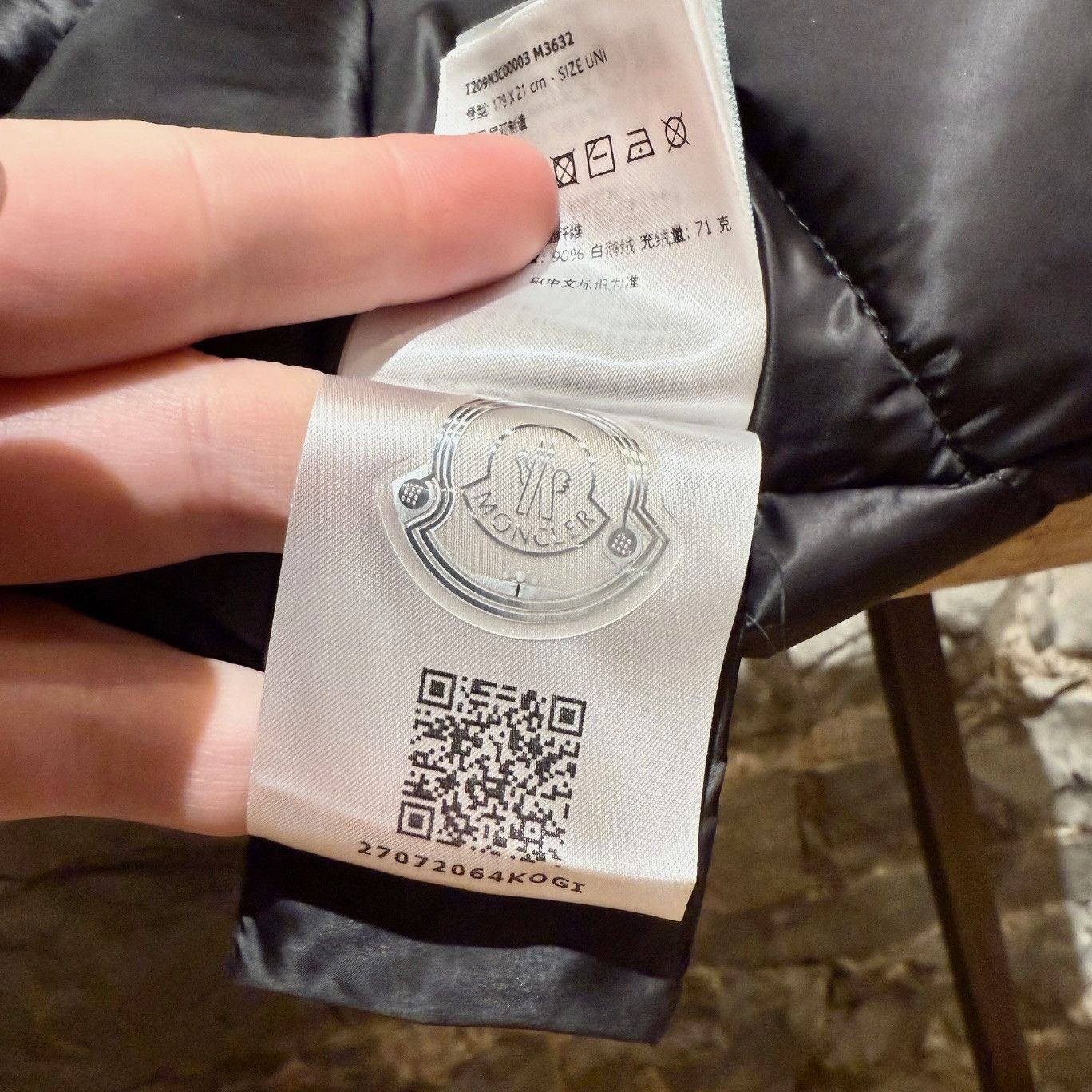 Moncler × Rick Owens Moncler X Rick Owens Radiance Quilted Padded Scarf Size ONE SIZE - 9 Thumbnail