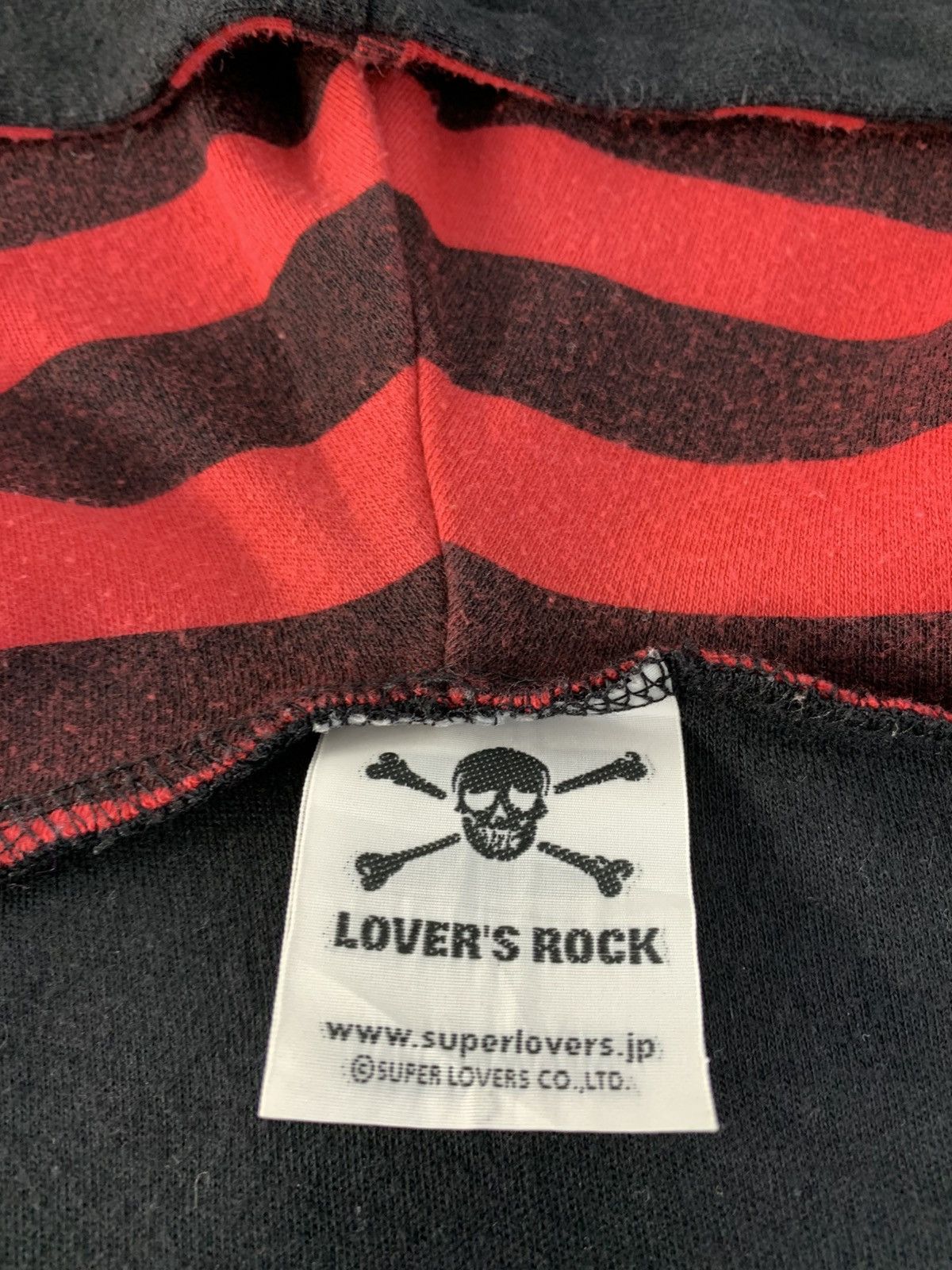 Japanese Brand Superlover Japan Gothic Big Logo Striped Hooded Full Zip Size M / US 6-8 / IT 42-44 - 6 Thumbnail