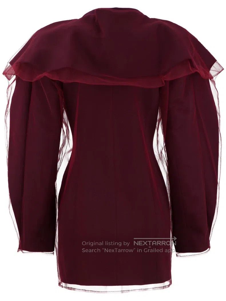 Y/Project Y/Project Size S Red gauze stitching suit jacket Size S / US 4 / IT 40 - 2 Thumbnail