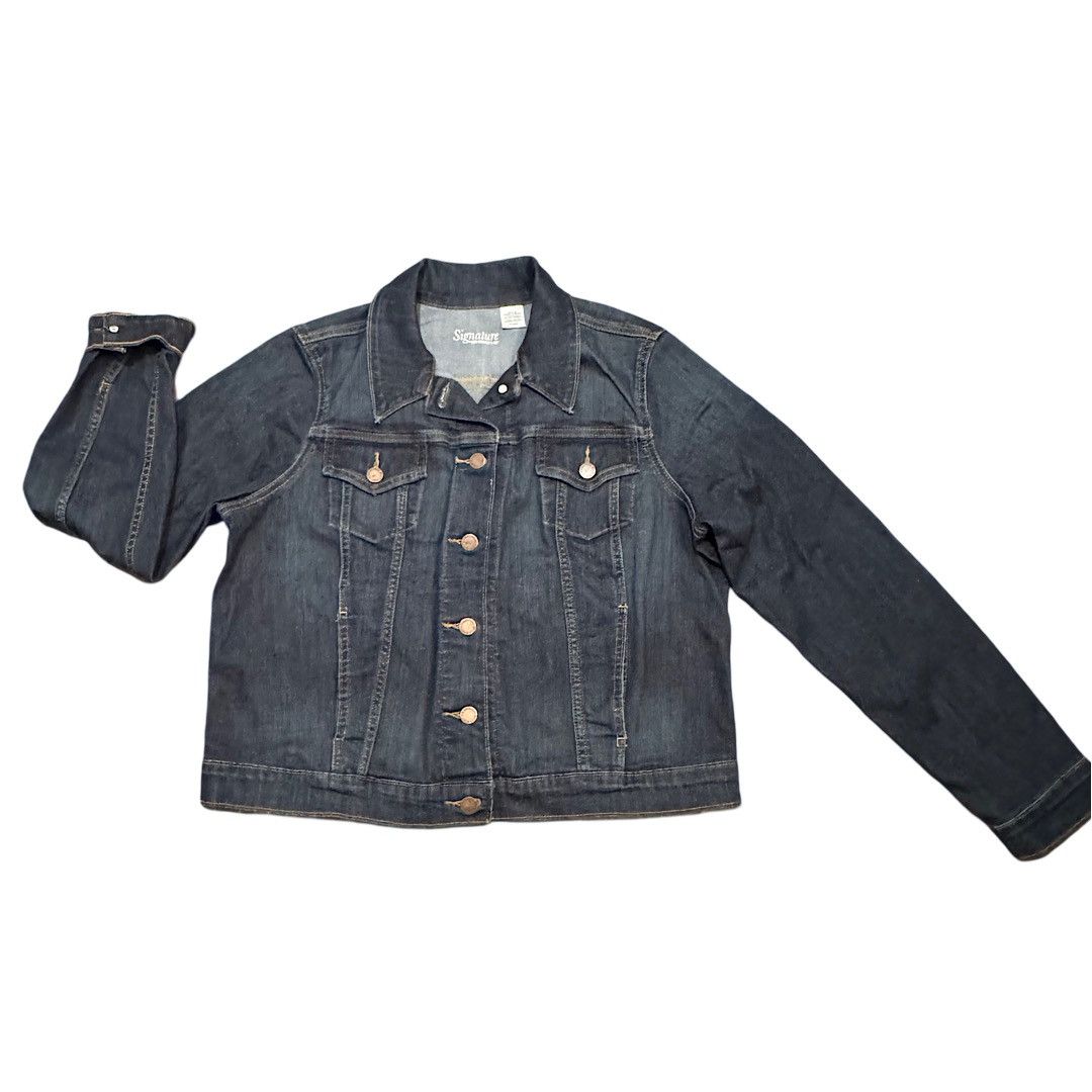 Levi's × Levi's Vintage Clothing Signature by Levi Strauss Lady Trucker Jacket SZ XL Med Blue Size XL / US 12-14 / IT 48-50 - 1 Thumbnail