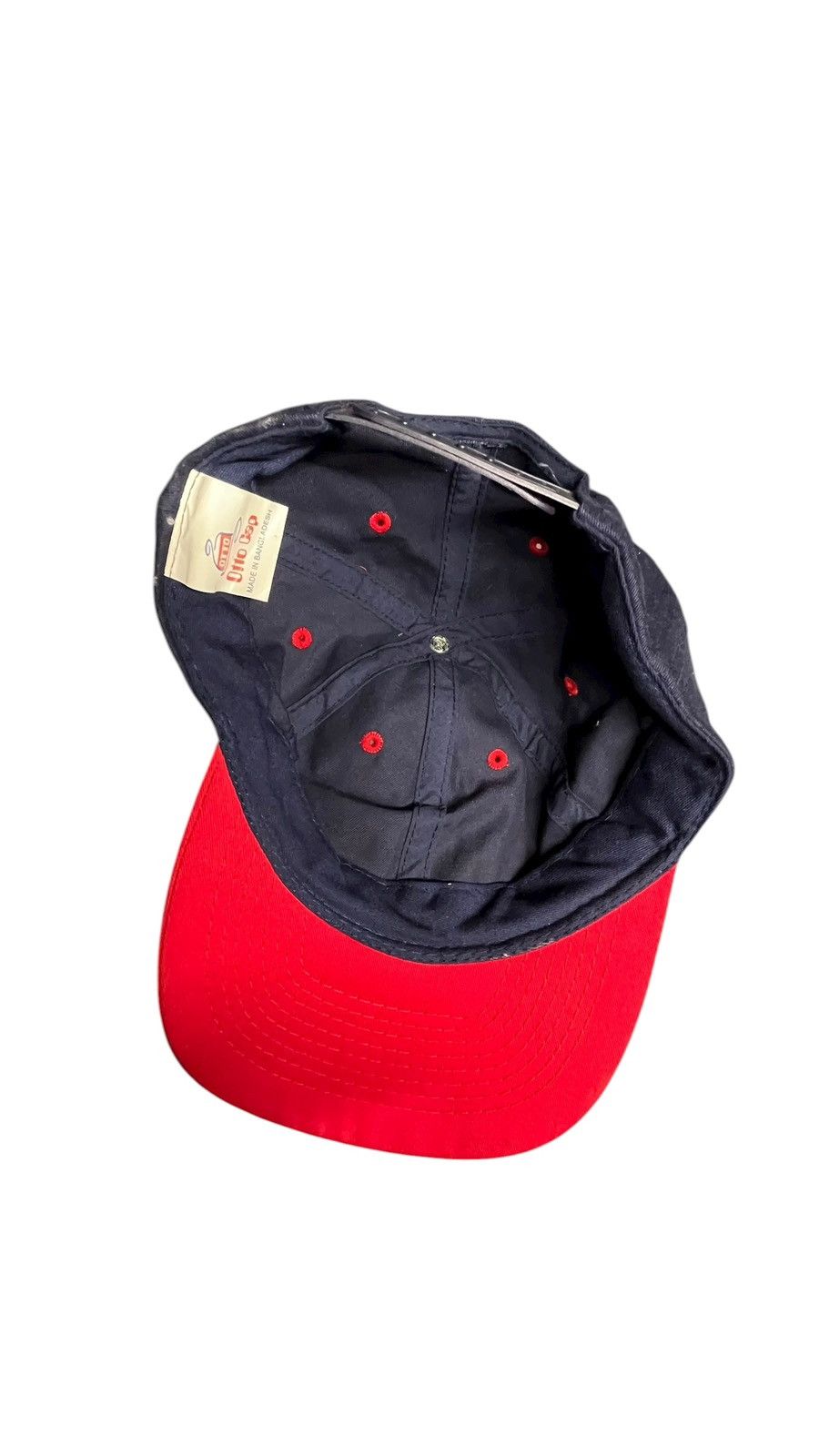 Other Vintage 1980s Lowe's Red and Blue Baseball Cap Size ONE SIZE - 6 Thumbnail