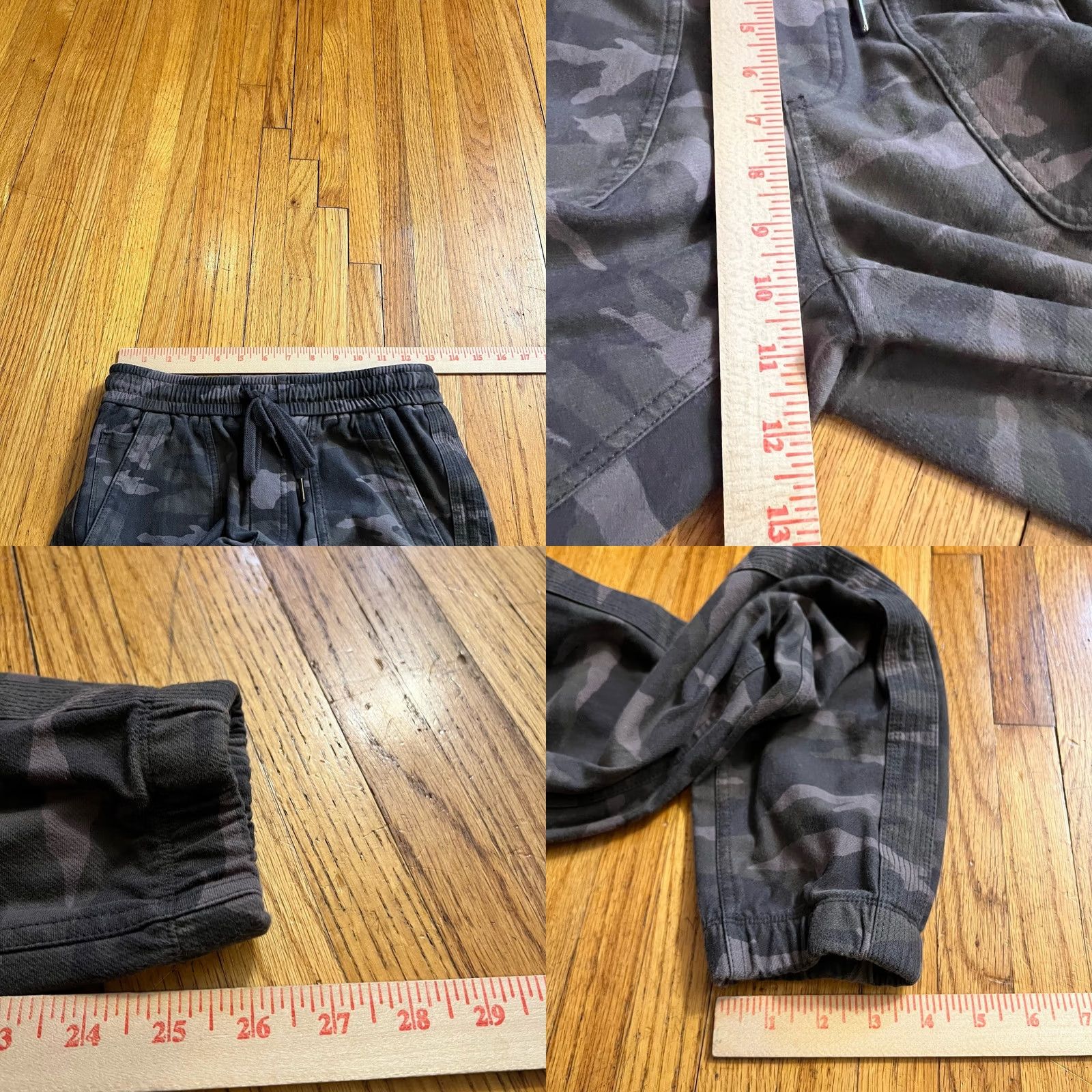 Athleta Athleta Pants Womens 4 Green Camo Jogger Sweatpants Size 27" / US 4 / IT 40 - 8 Thumbnail