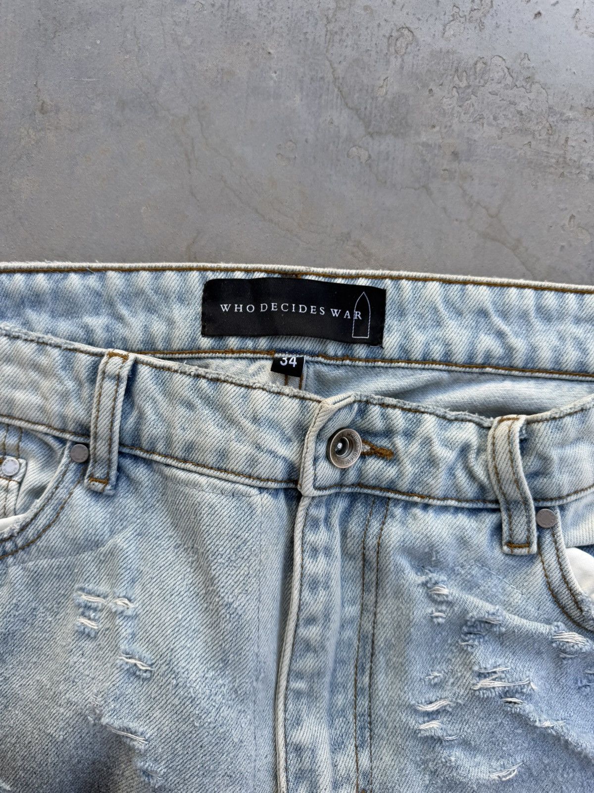 Who Decides War Who Decides War Dual Patch Pocket Pants “Sky” – Size 34 Size US 34 / EU 50 - 11 Thumbnail