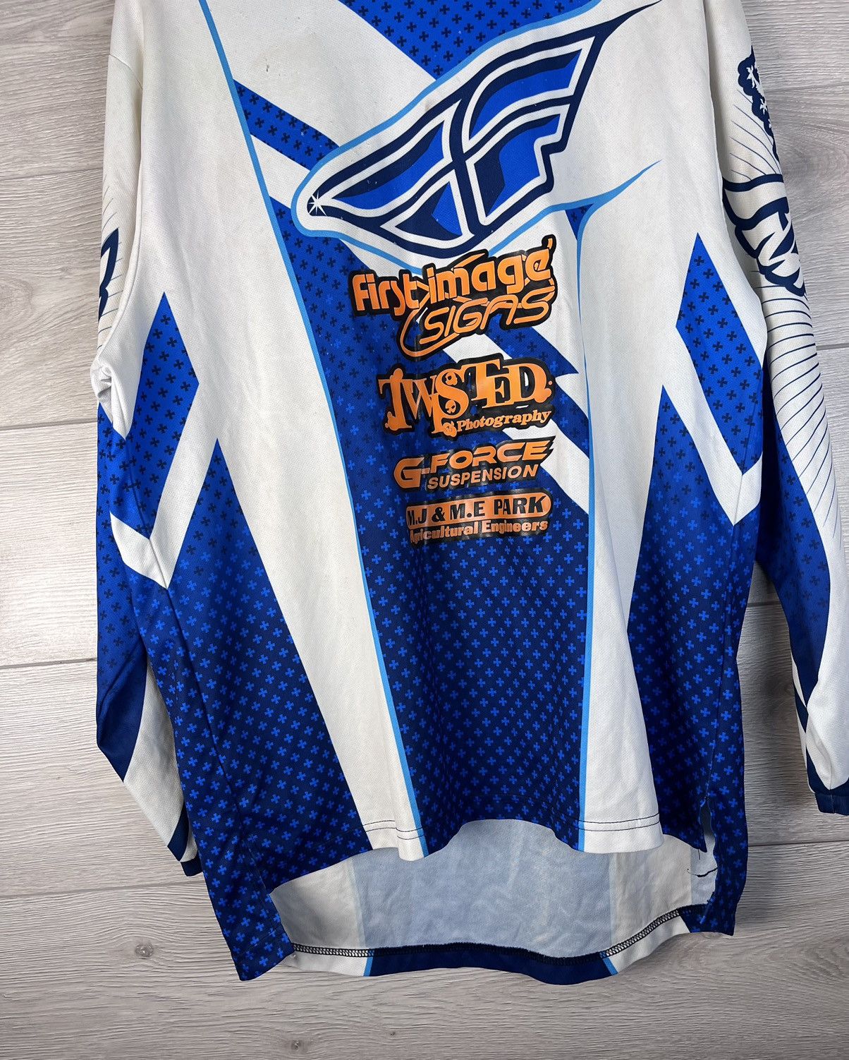 Other Racer motorcycle racing Moto T-shirt jersey size L Parky #46 Size US L / EU 52-54 / 3 - 9 Thumbnail