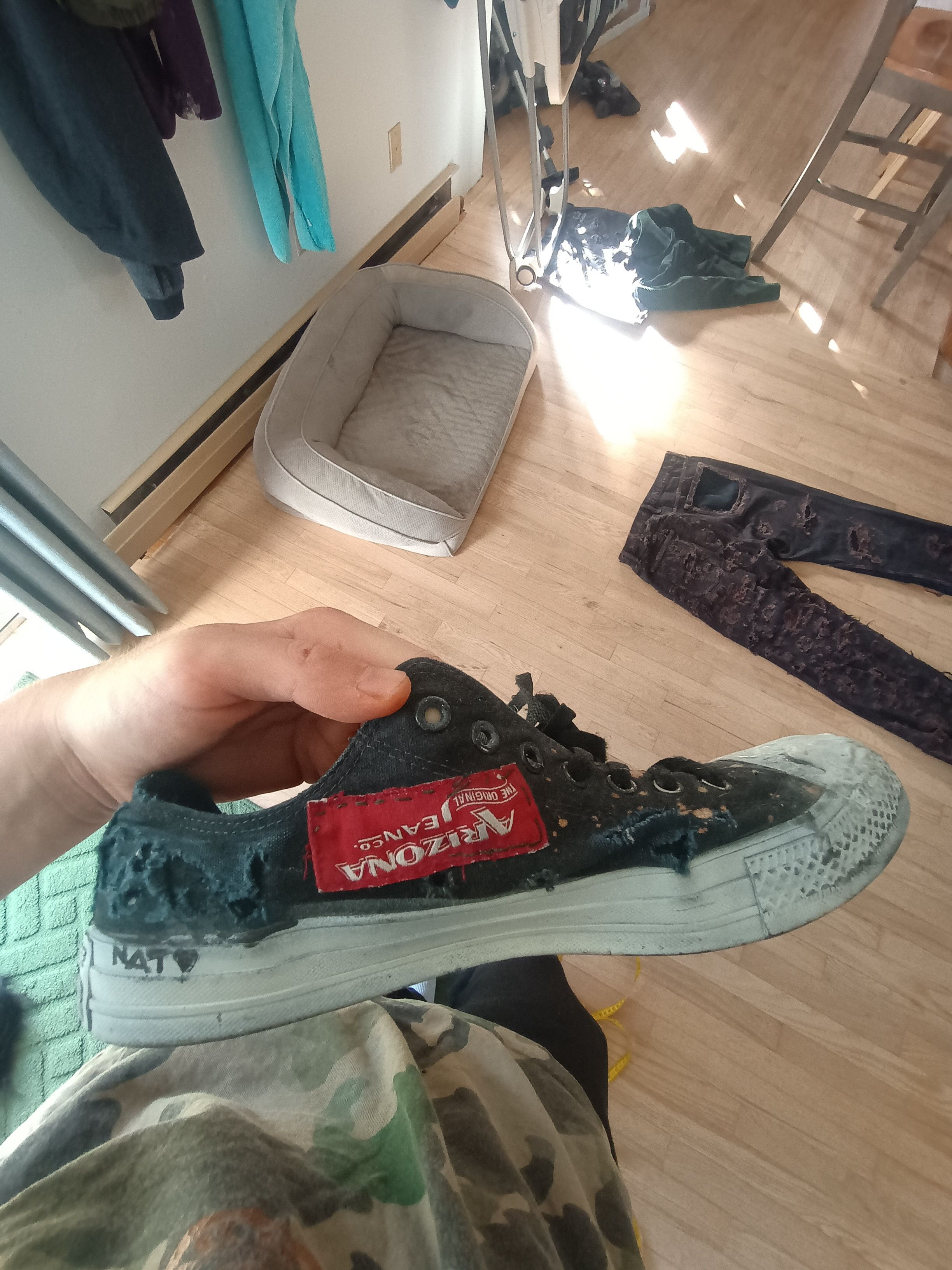 Converse Distressed\repaired converse Size US 11 / EU 44 - 7 Thumbnail