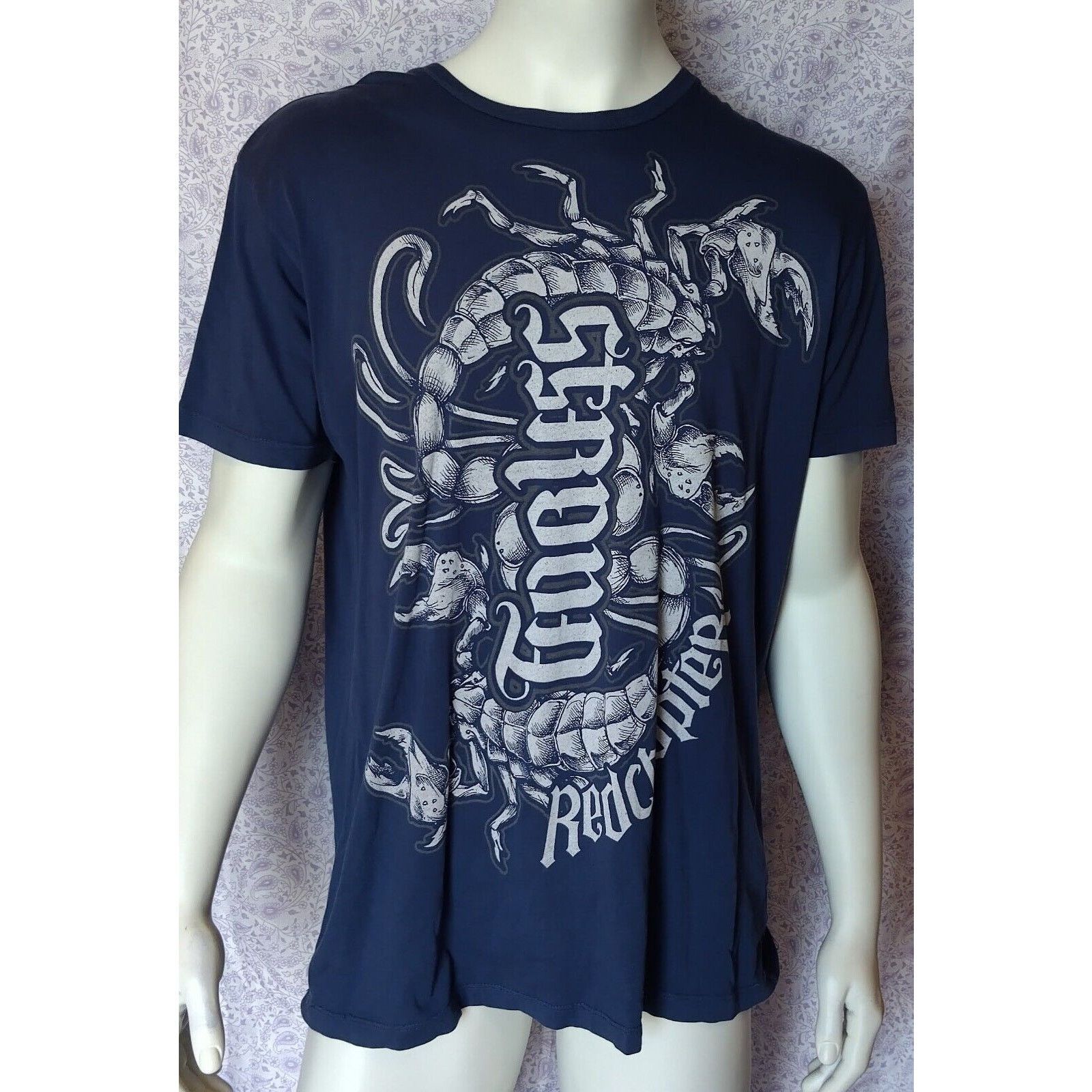 Other Red Chapter "FEARLESS" "STRONG" Casual Bikers Blue T-shirt L Size US L / EU 52-54 / 3 - 1 Thumbnail