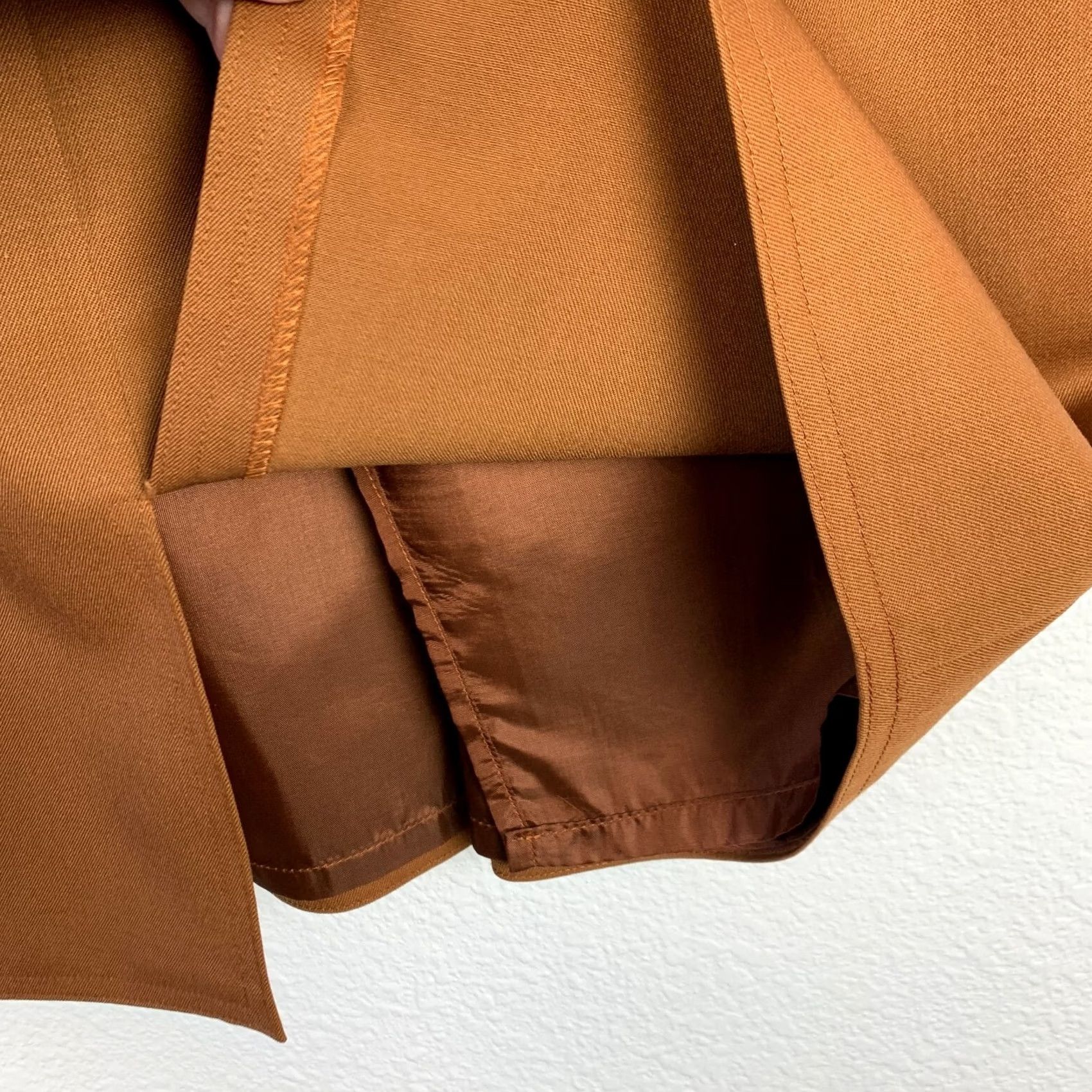 Vintage Harve Benard Vintage Blazer Skirt Suit Brown Wool 2 Piece Women's 6 Regular XS? (Correction: keep original) Size 28" / US 6 / IT 42 - 7 Thumbnail