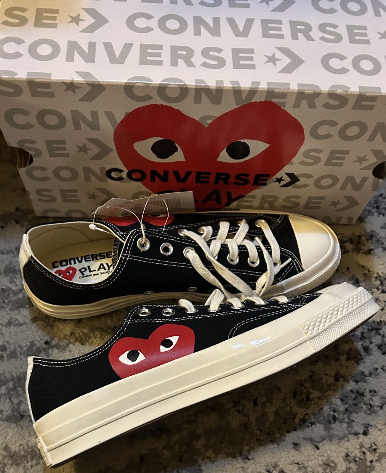 Comme des Garcons PLAY × Converse CONVERSE X COMME DES GARÇONS PLAY Chuck 70 printed Sneaker Size US 9 / EU 42 - 5 Thumbnail