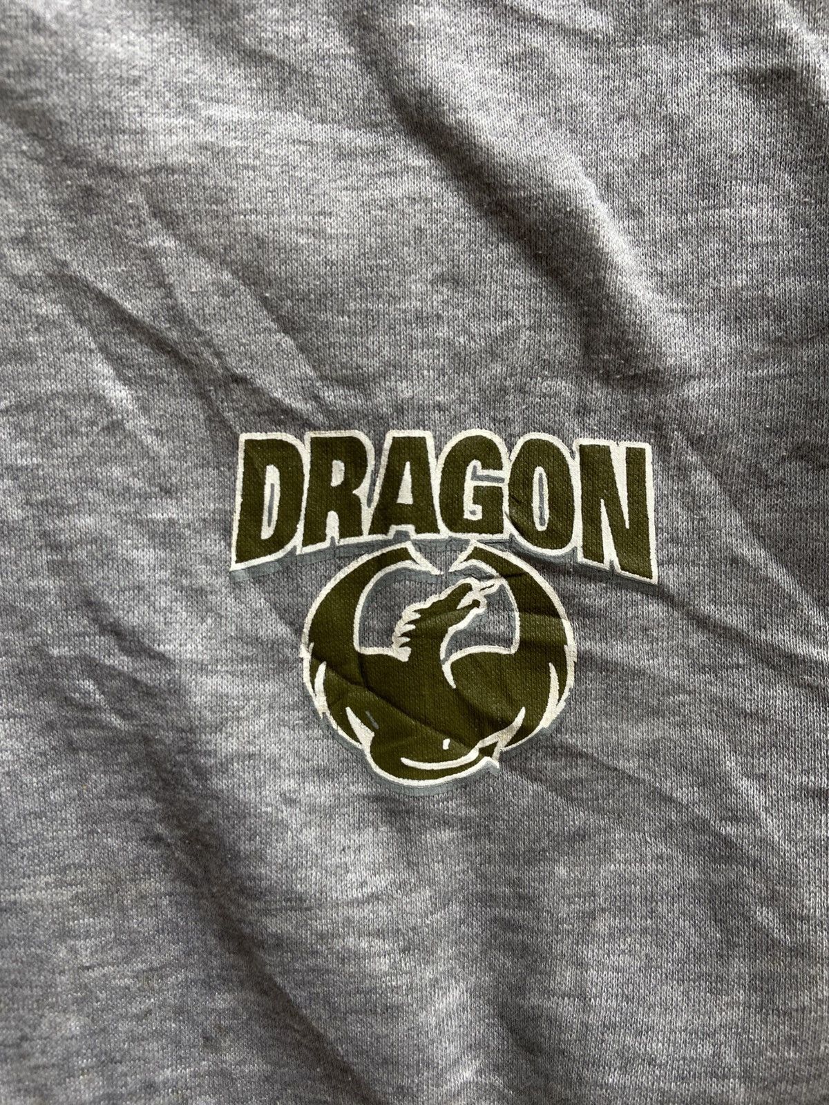 Vintage DRAGON SKATEBOARD Zip Hoodie Size US XL / EU 56 / 4 - 3 Thumbnail