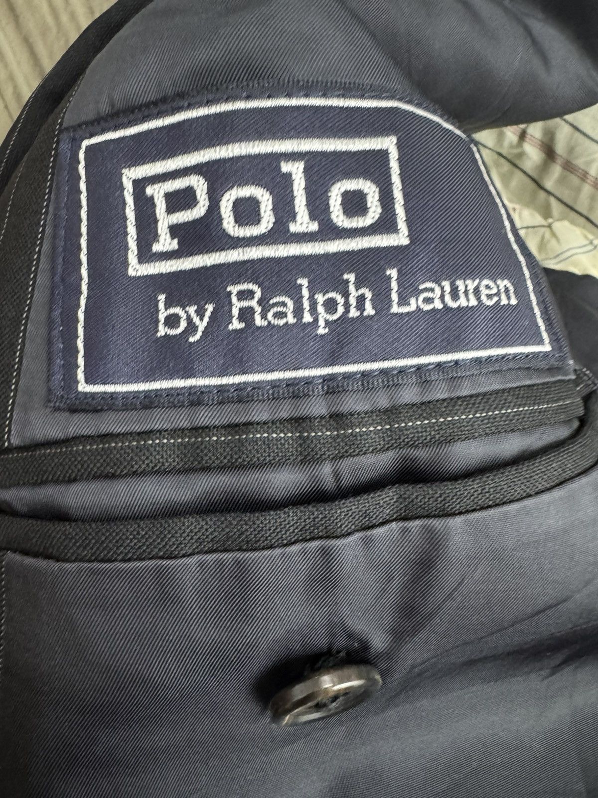 Polo Ralph Lauren Polo Ralph Lauren men's pinstriped two-button suit jacket Size 40R - 7 Thumbnail