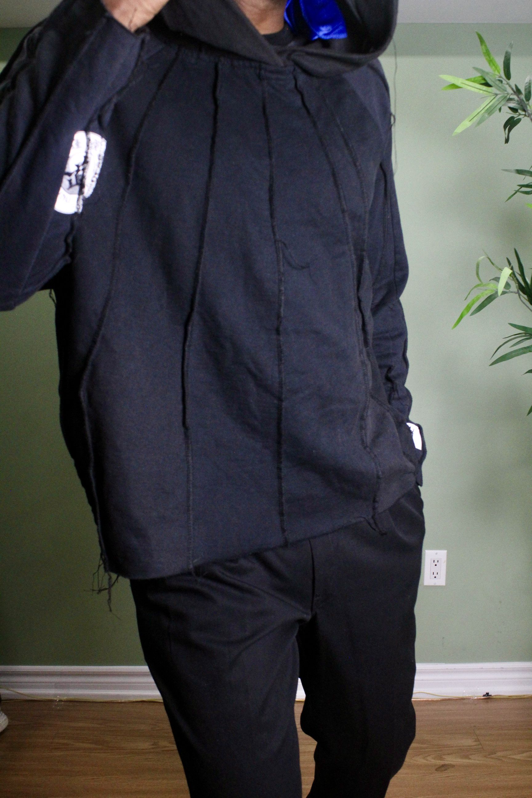 Other Custom Avant Garde Pleaded Cropped Sweater Size US M / EU 48-50 / 2 - 1 Thumbnail