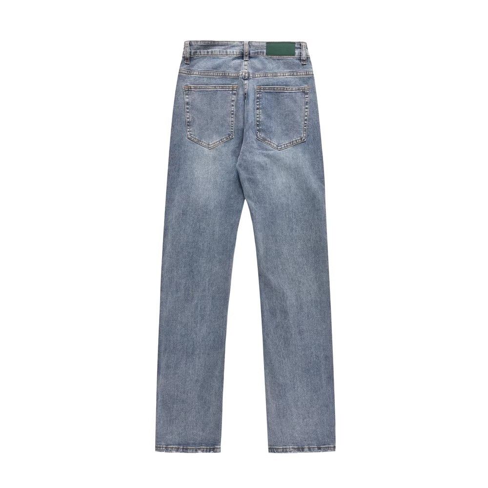 Japanese Brand × Vintage Men's American retro washed straight jeans Size US 32 / EU 48 - 2 Thumbnail
