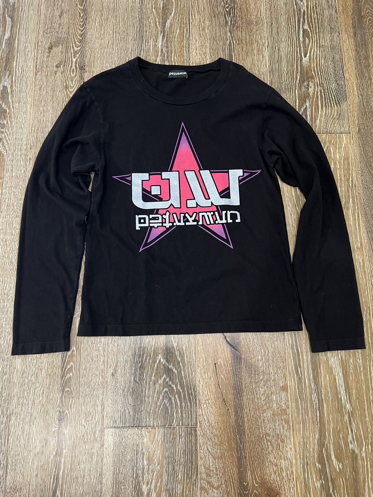 image of Unwanted Glitter Longsleeve in Black, Men's (Size Small)