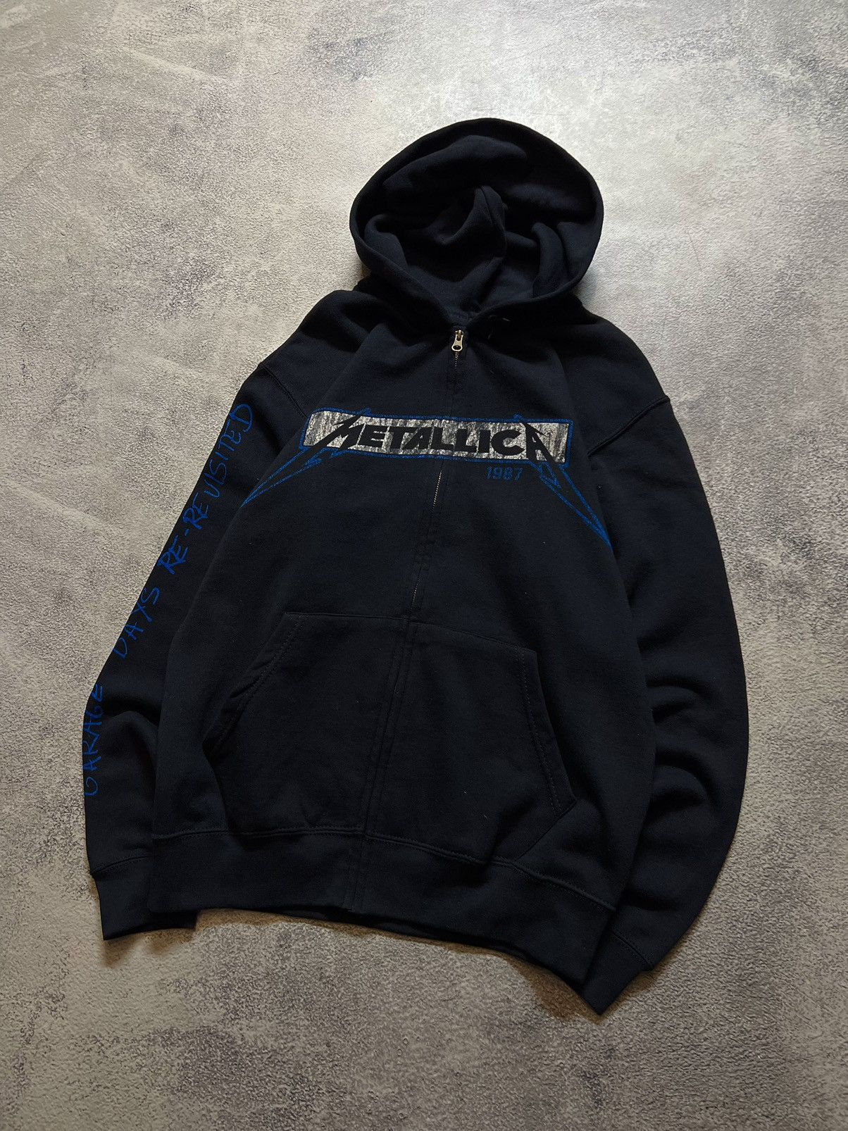 Vintage Y2k Metallica 🖤Garage Days Re-Revisited Zip Hoodie