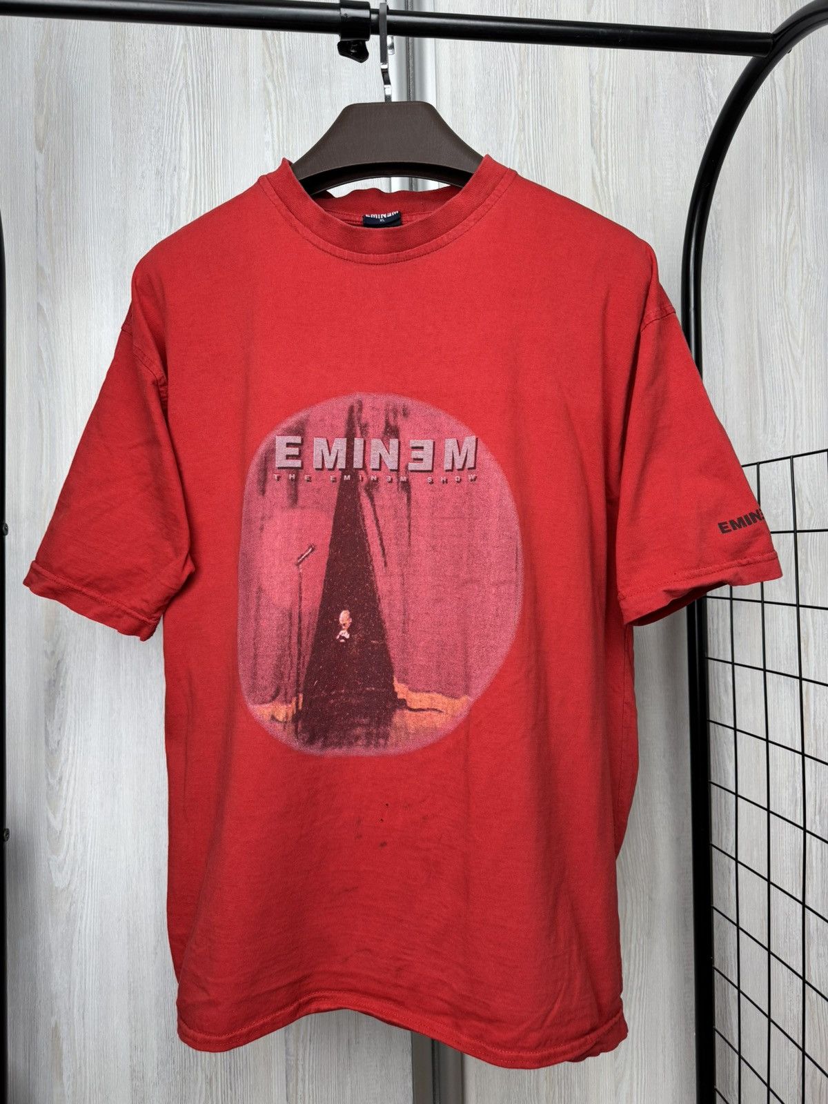 Band Tees Vintage 2003 EMINEM BAND TOUR GUNIT ABSTRACT ANGRY BONES Y2K Size US XL / EU 56 / 4 - 1 Thumbnail